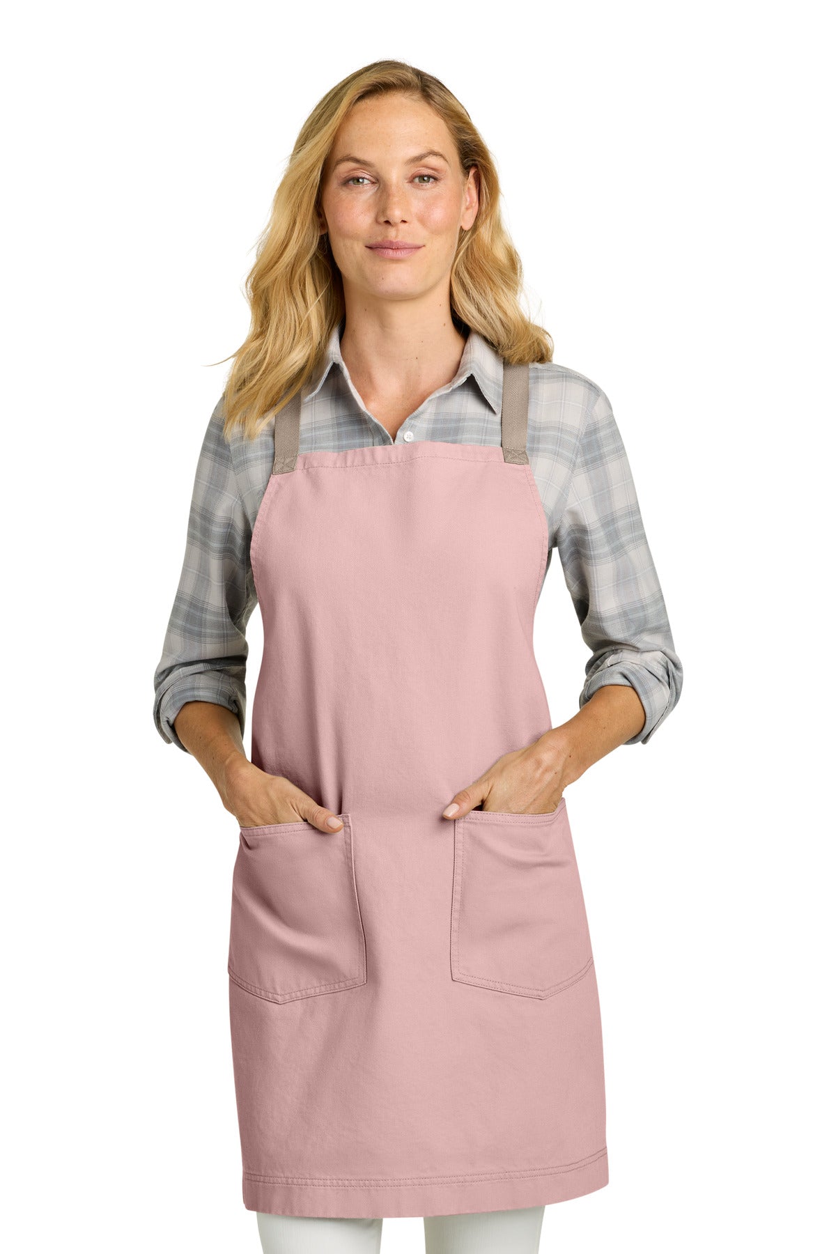 RoseQuartz Port Authority Signature Heavy Twill Crossback Apron A902