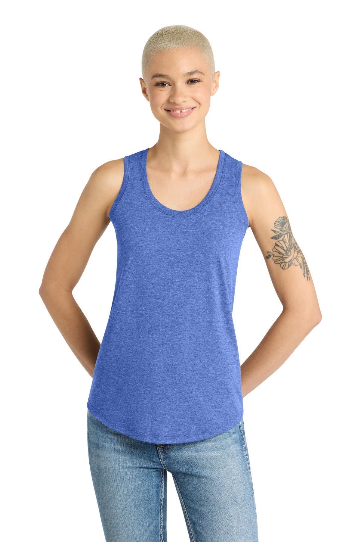 Royal Frost District Women's Perfect Tri Racerback Tank. DM138L