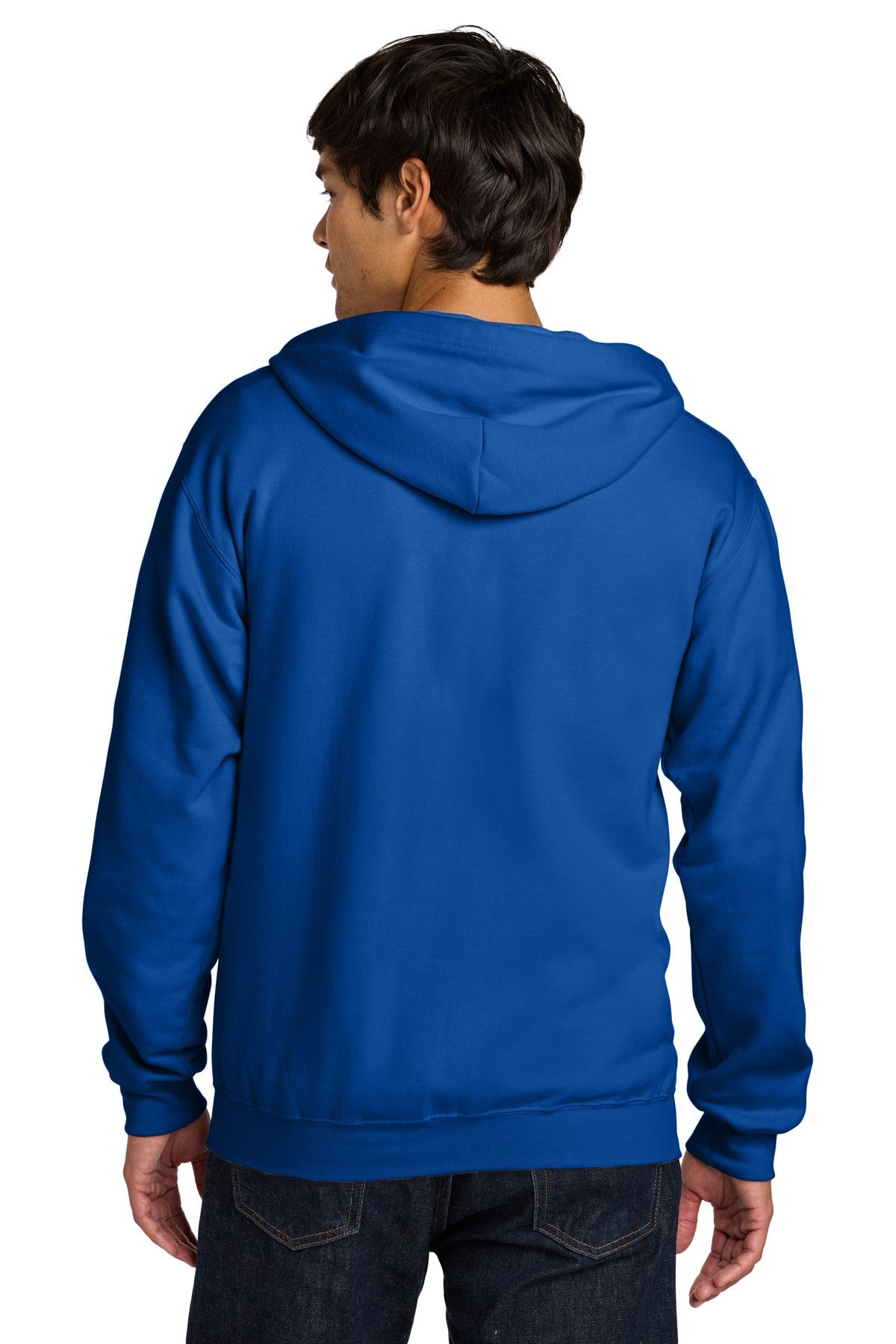 Royal Gildan Softstyle Midweight Fleece Full-Zip Hooded Sweatshirt SF600