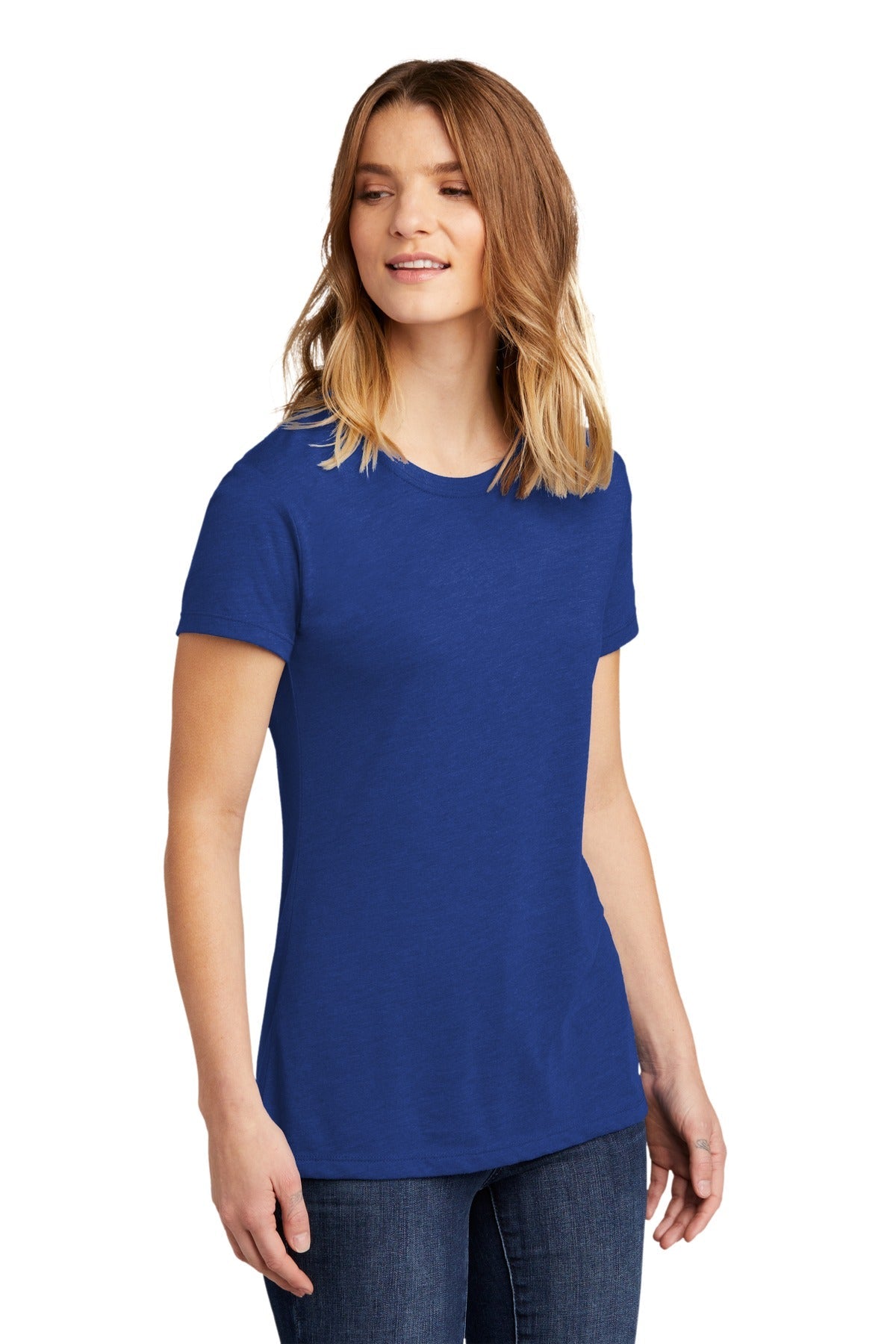 Royal Next Level Apparel Women's CVC Tee. NL6610