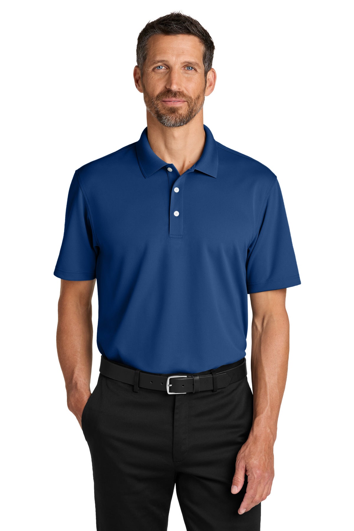 Royal Port Authority Dry Zone Stain-Release Grid Polo K845