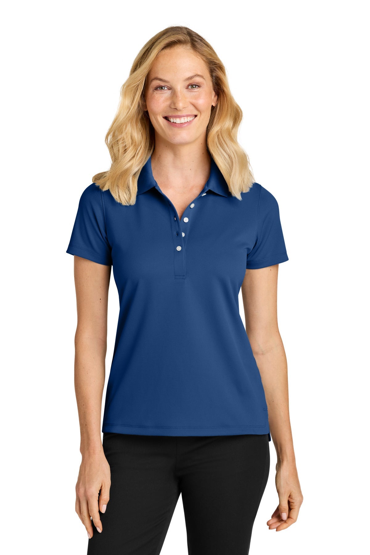 Royal Port Authority Women's Dry Zone Stain-Release Grid Polo LK845