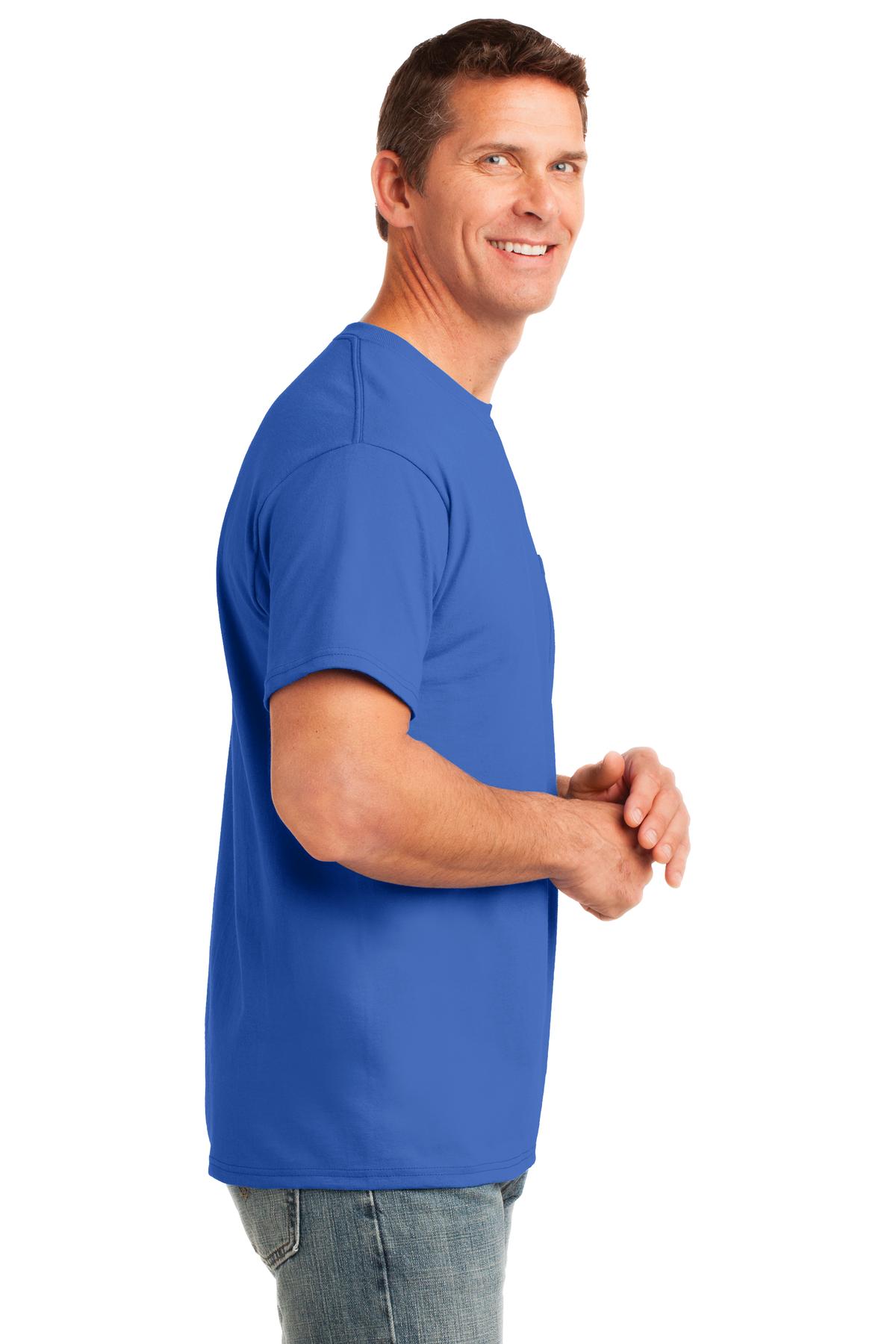 Royal Port & Co Core Cotton Pocket Tee. PC54P