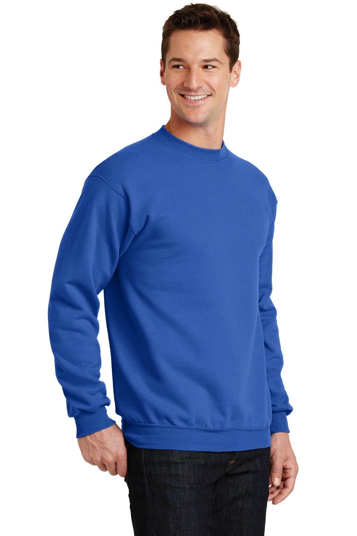 Royal Port & Co Core Fleece Crewneck Sweatshirt. PC78