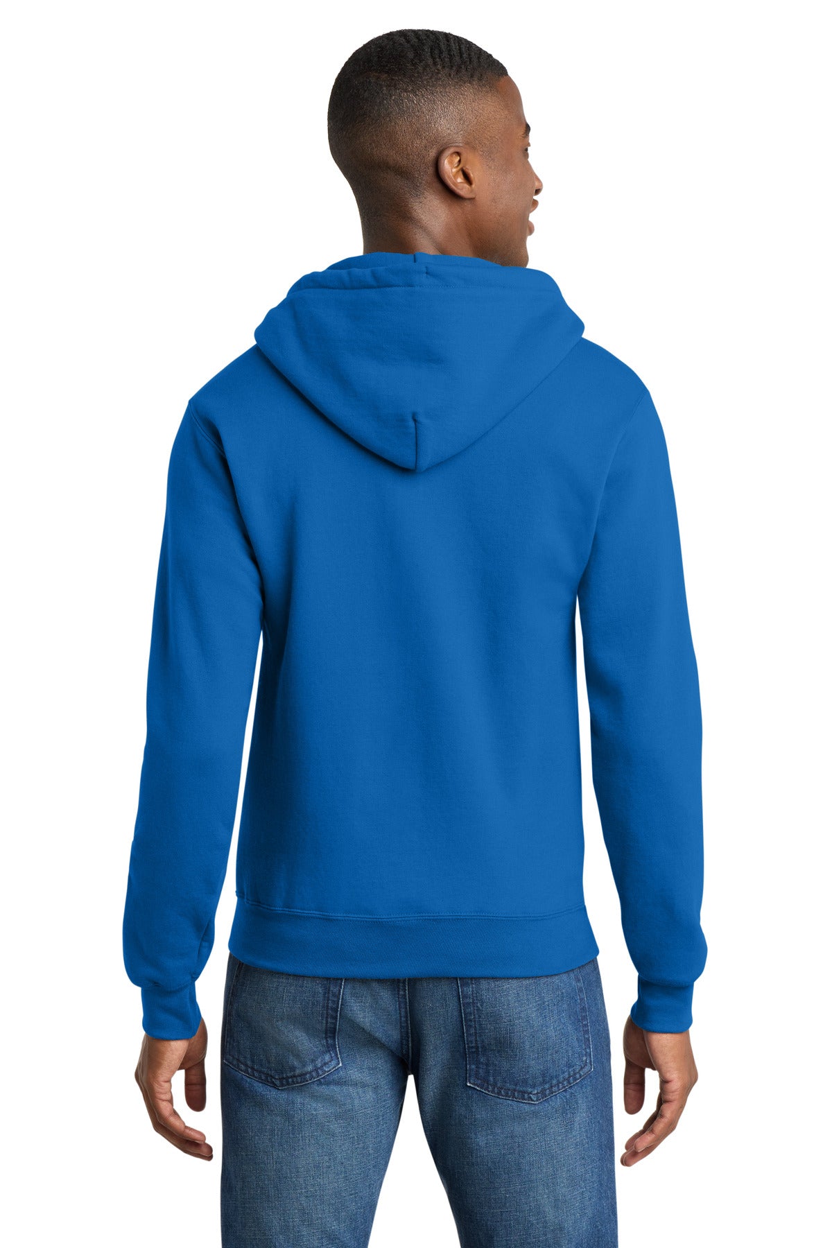 Royal Port & Co Core Fleece Full-Zip Hooded Sweatshirt. PC78ZH