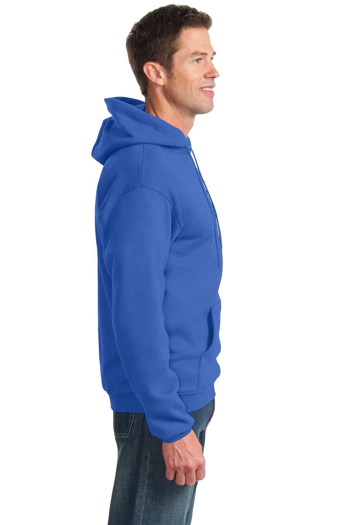 Royal Port & Co Essential Fleece Pullover Hooded Sweatshirt. PC90H