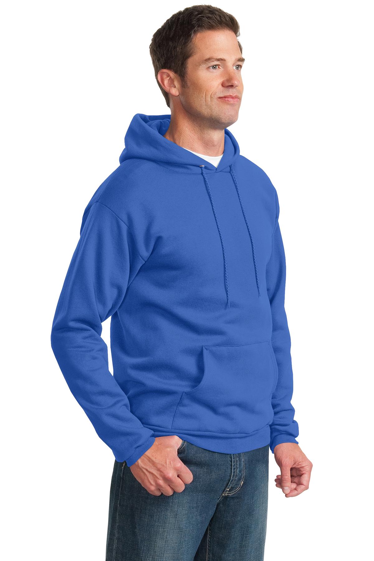 Royal Port & Co Essential Fleece Pullover Hooded Sweatshirt. PC90H