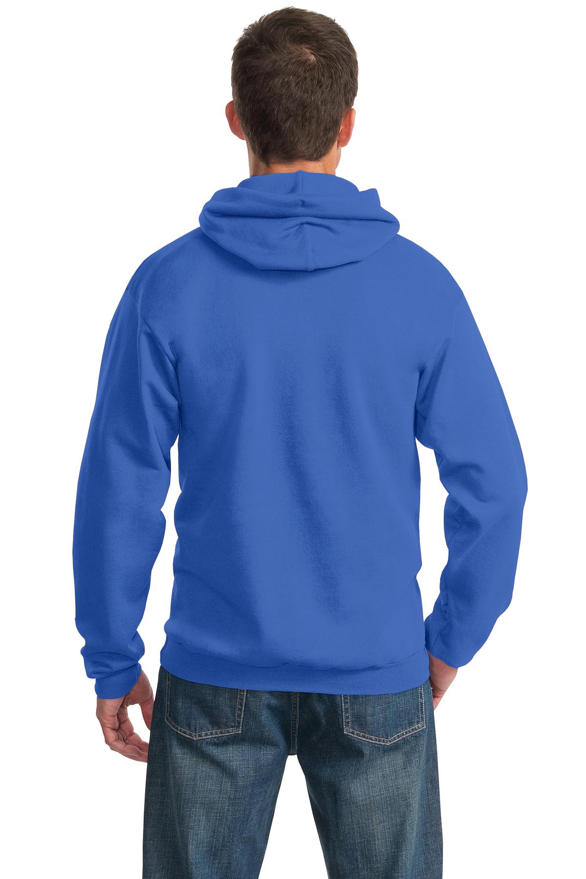 Royal Port & Co Essential Fleece Pullover Hooded Sweatshirt. PC90H
