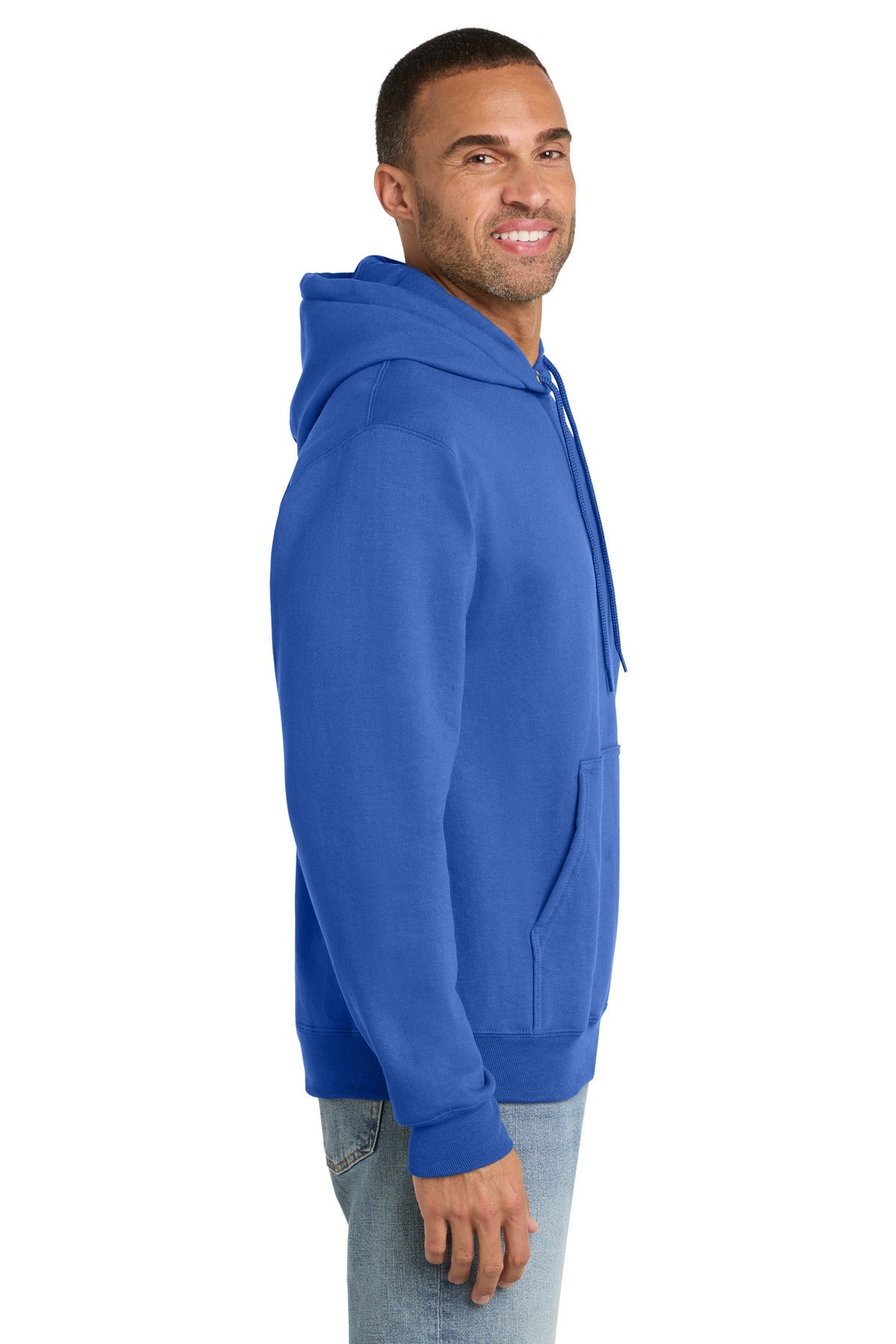 Royal Port & Co Essential Fleece Pullover Hooded Sweatshirt. PC90H
