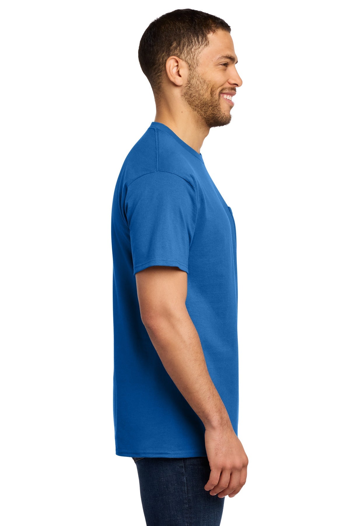 Royal Port & Co Essential Pocket Tee. PC61P