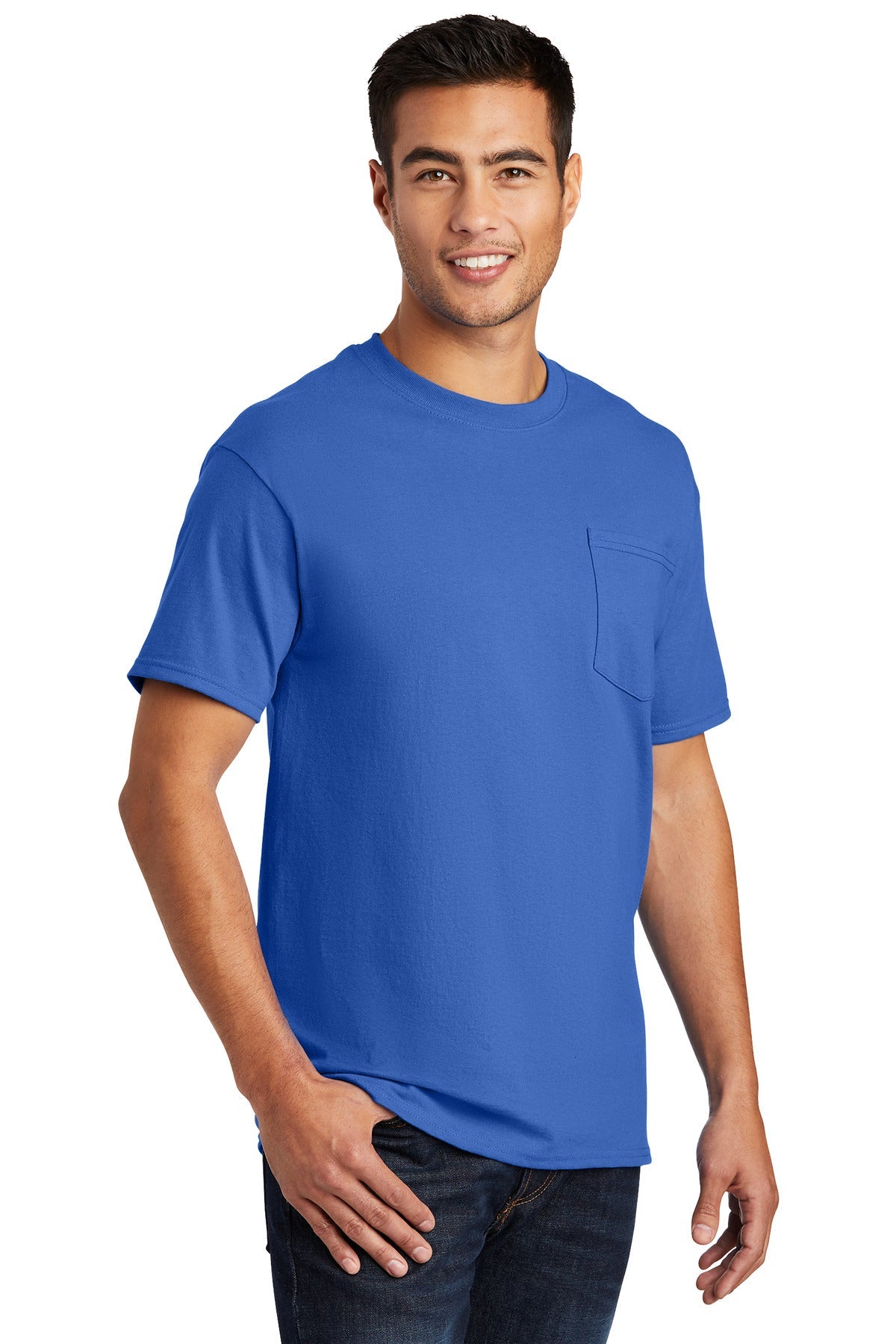 Royal Port & Co Essential Pocket Tee. PC61P
