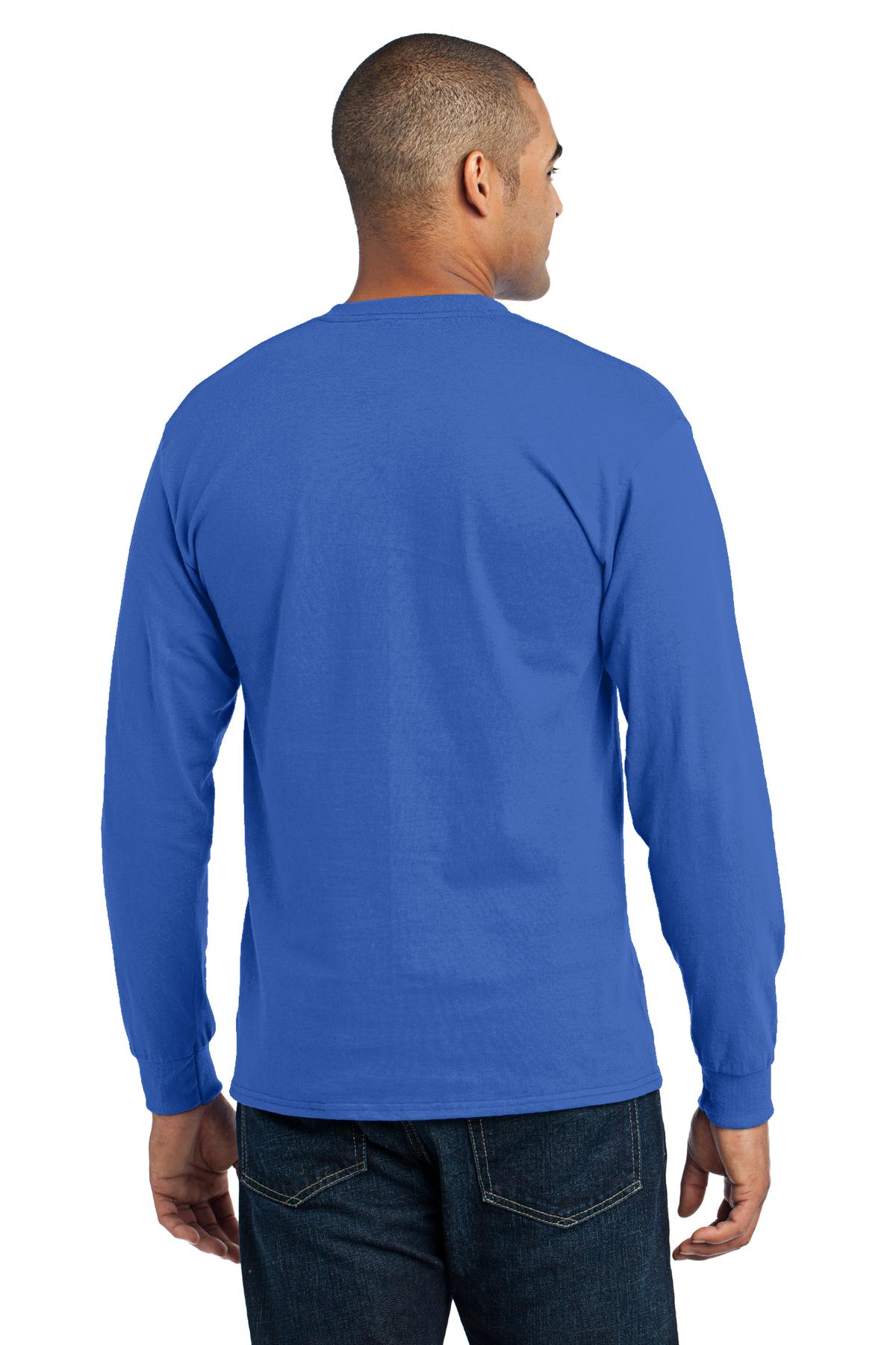 Royal Port & Co Long Sleeve Core Blend Tee. PC55LS