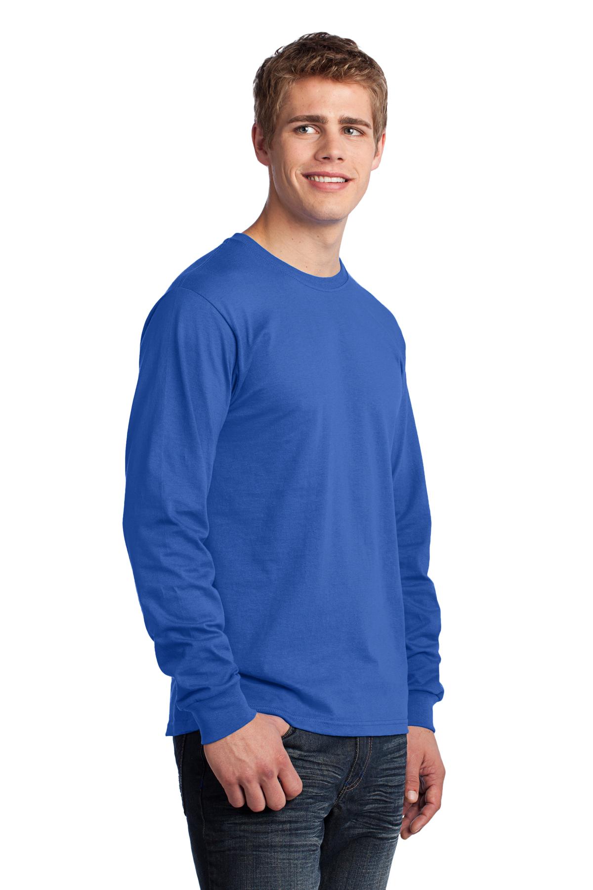 Royal Port & Co Long Sleeve Core Cotton Tee. PC54LS
