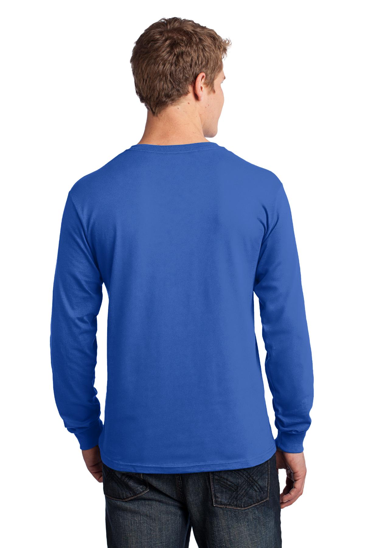 Royal Port & Co Long Sleeve Core Cotton Tee. PC54LS