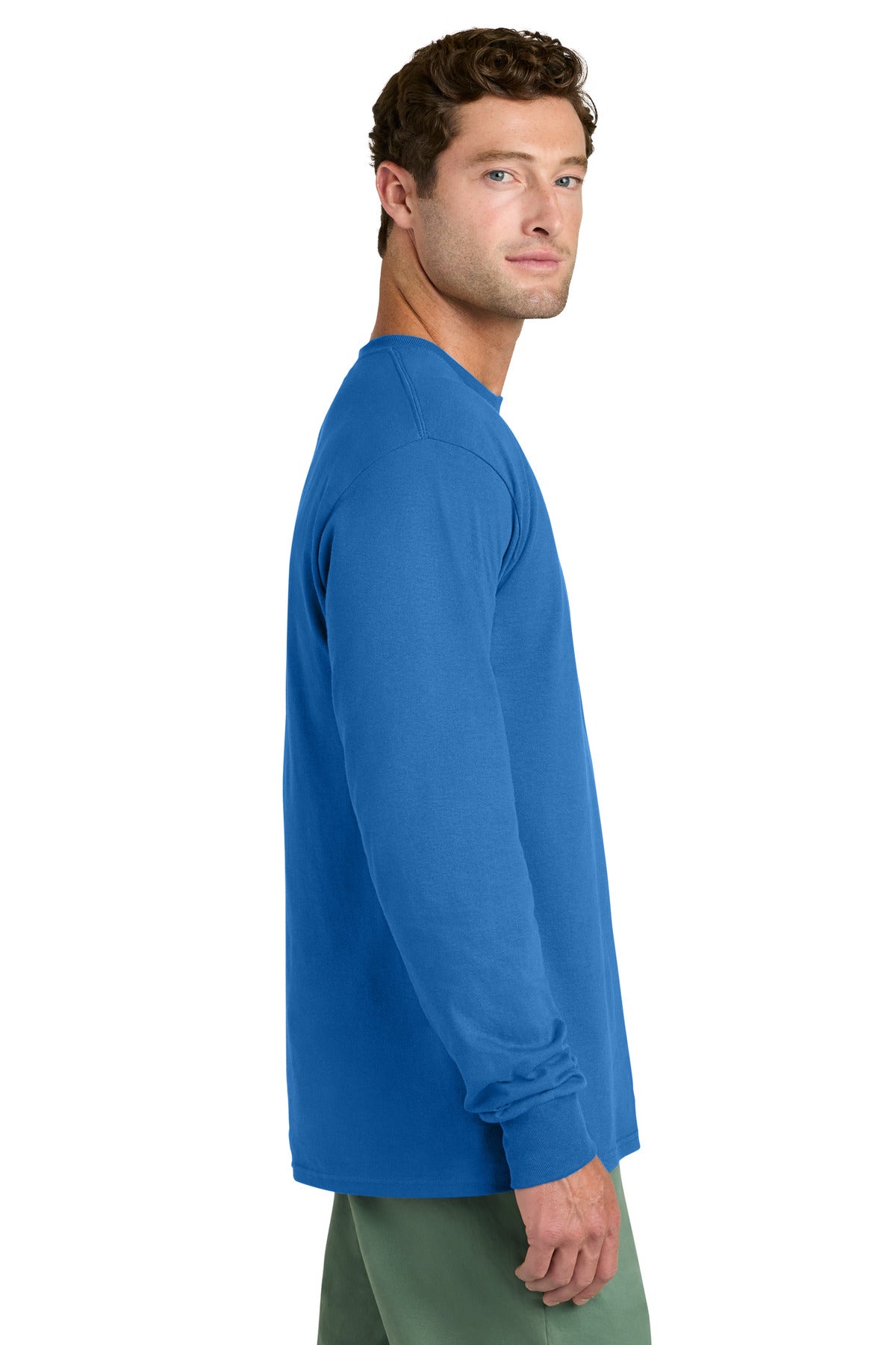 Royal Port & Co Long Sleeve Core Cotton Tee. PC54LS