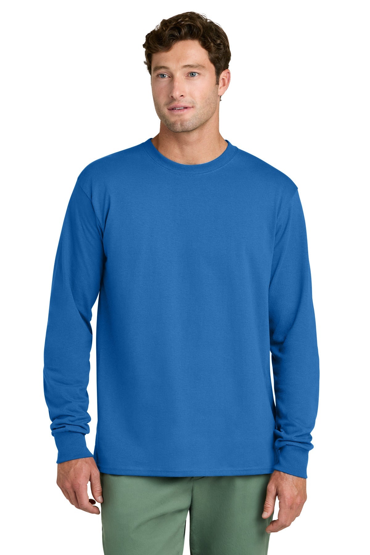 Royal Port & Co Long Sleeve Core Cotton Tee. PC54LS