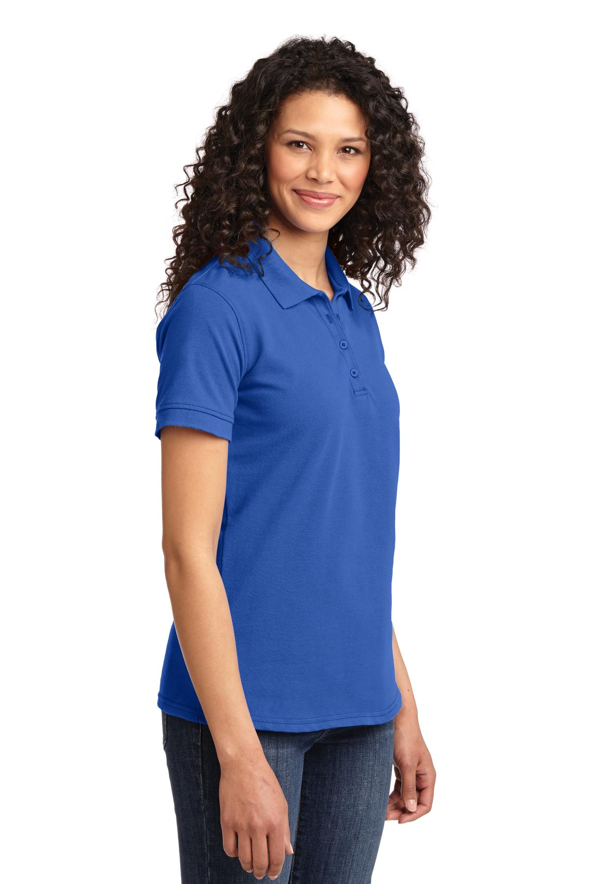 Royal Port & Co Women's Core Blend Pique Polo. LKP155