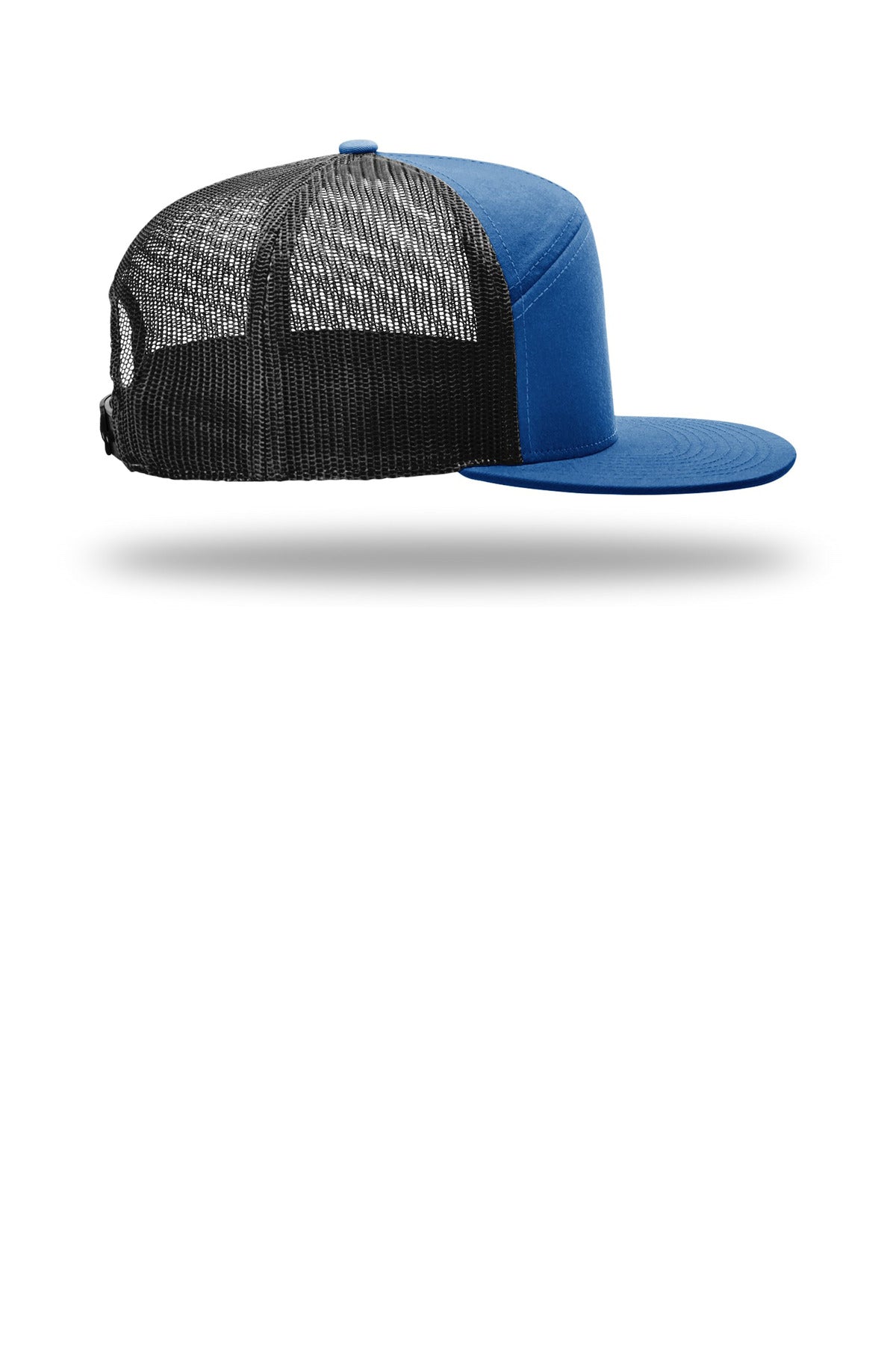 Royal/Blk Richardson 7-Panel Trucker 168