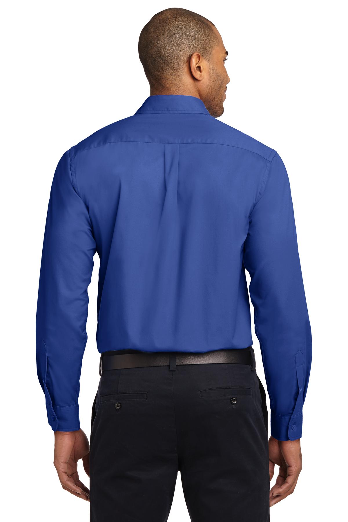 Royal/Cl Navy Port Authority Long Sleeve Easy Care Shirt S608