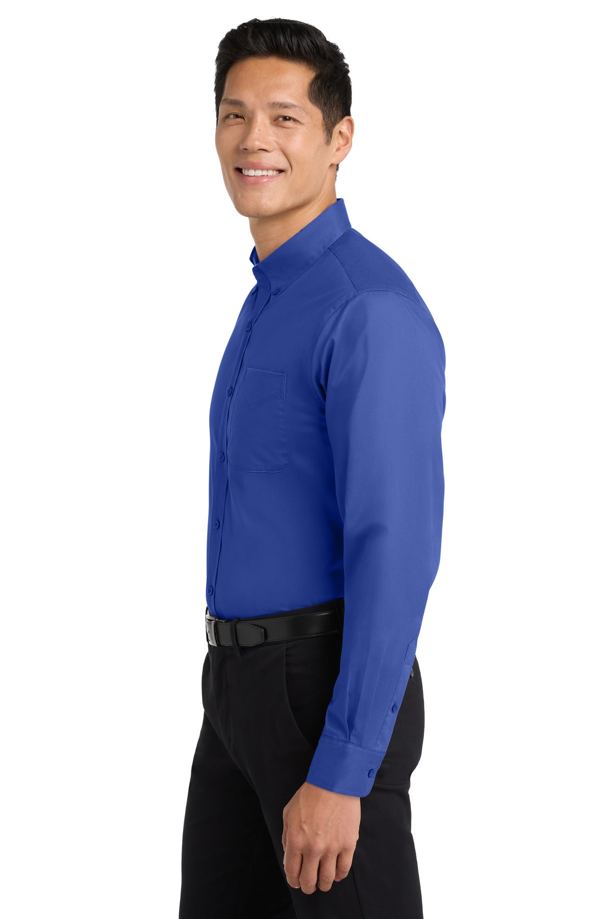 Royal/Cl Navy Port Authority Long Sleeve Easy Care Shirt S608