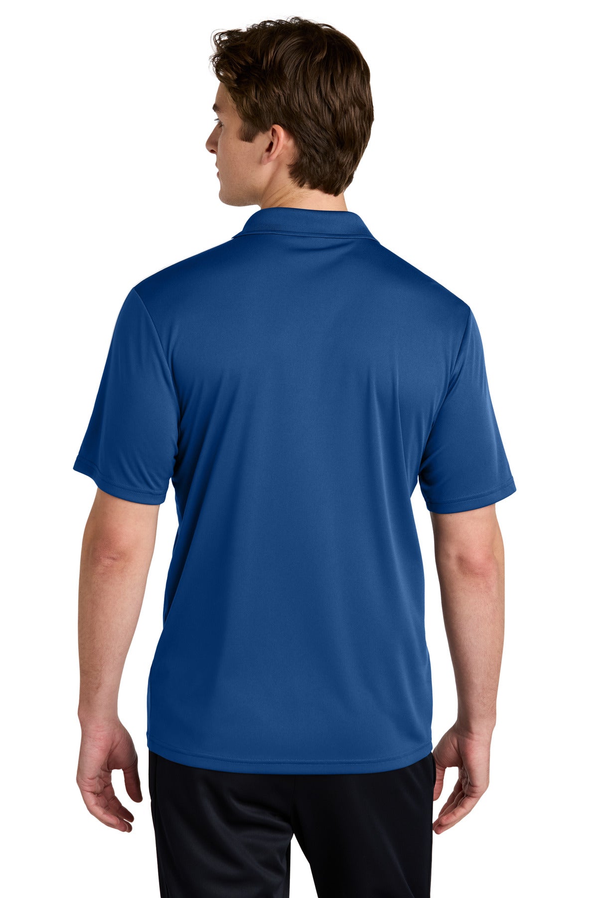 Royal/Wht Sport-Tek Competitor United Polo ST104