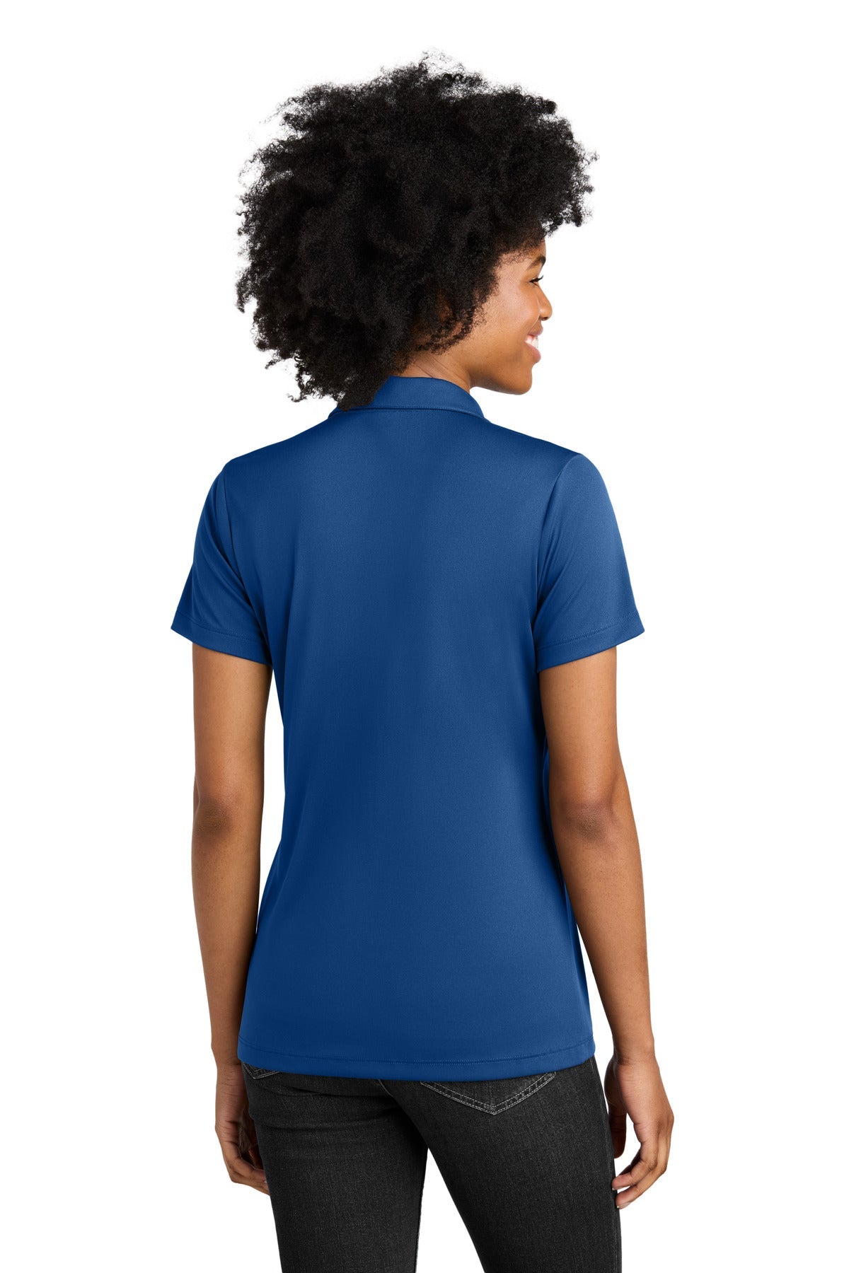 Royal/Wht Sport-Tek Women's Competitor United Polo LST104
