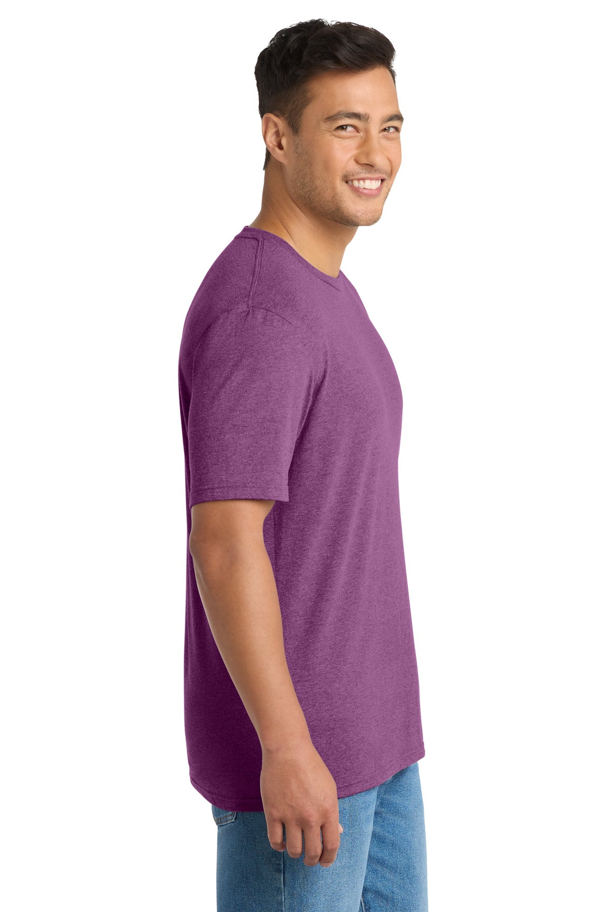 RspbryHthr Port & Co Tri-Blend Tee. PC330