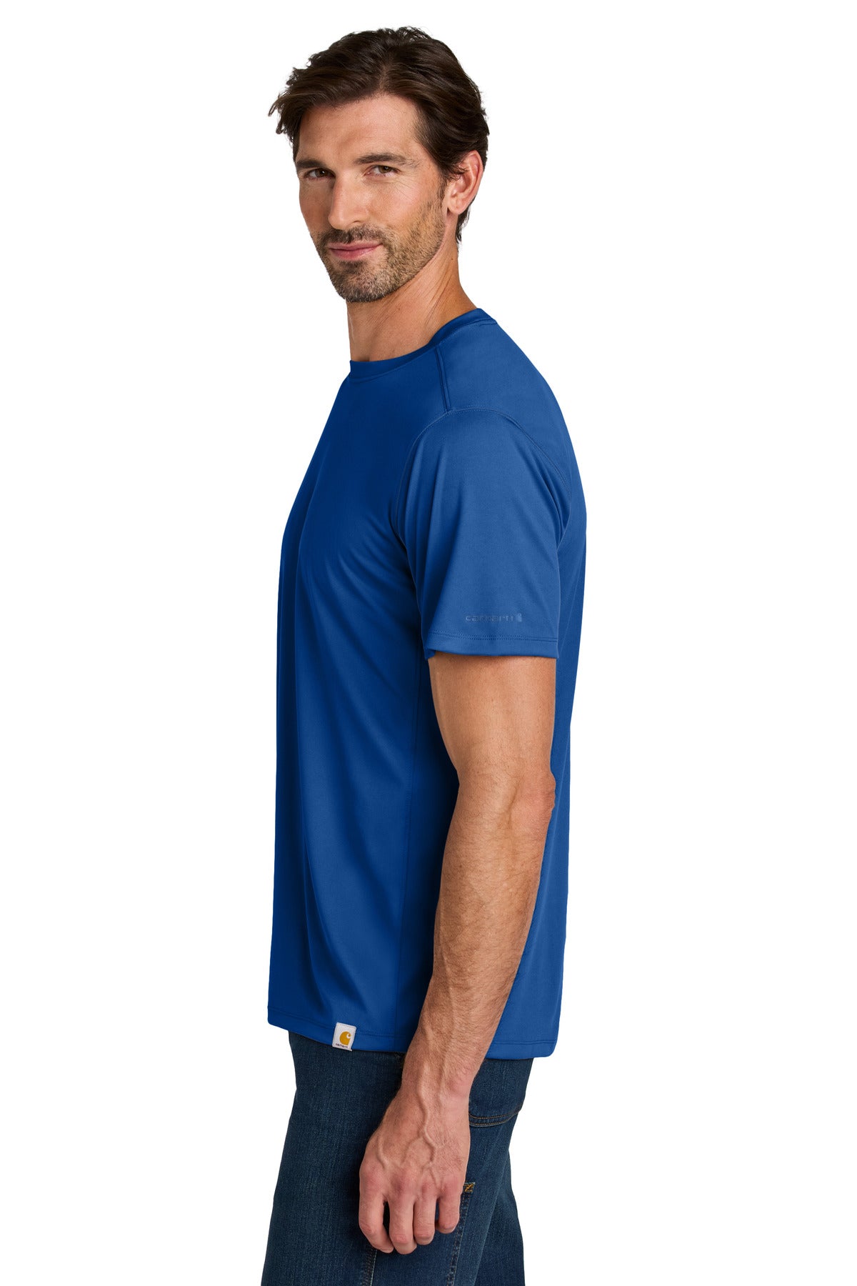 RylGlassBl Carhartt Force Sun Defender Short Sleeve T-Shirt CT106868