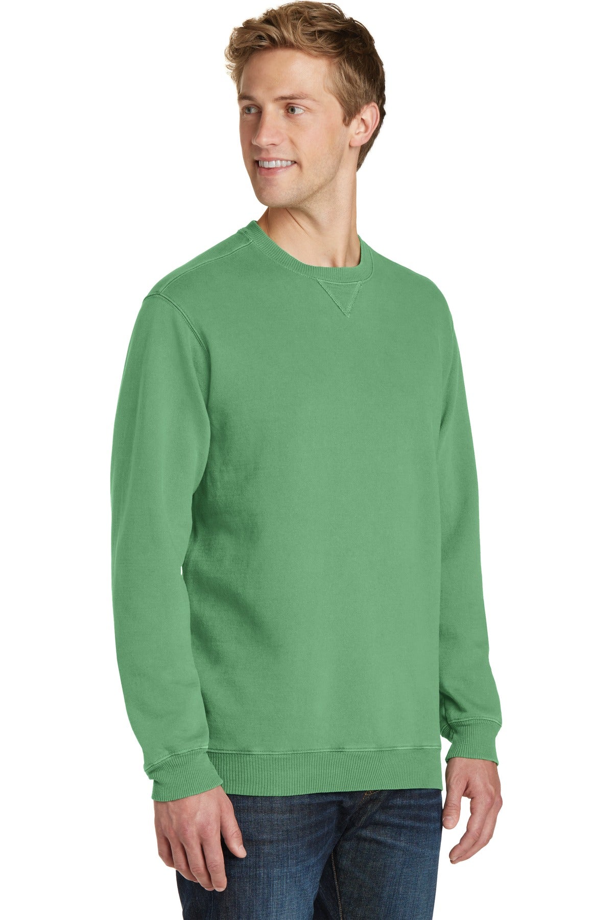 Safari Port & Co Beach Wash Garment-Dyed Crewneck Sweatshirt PC098