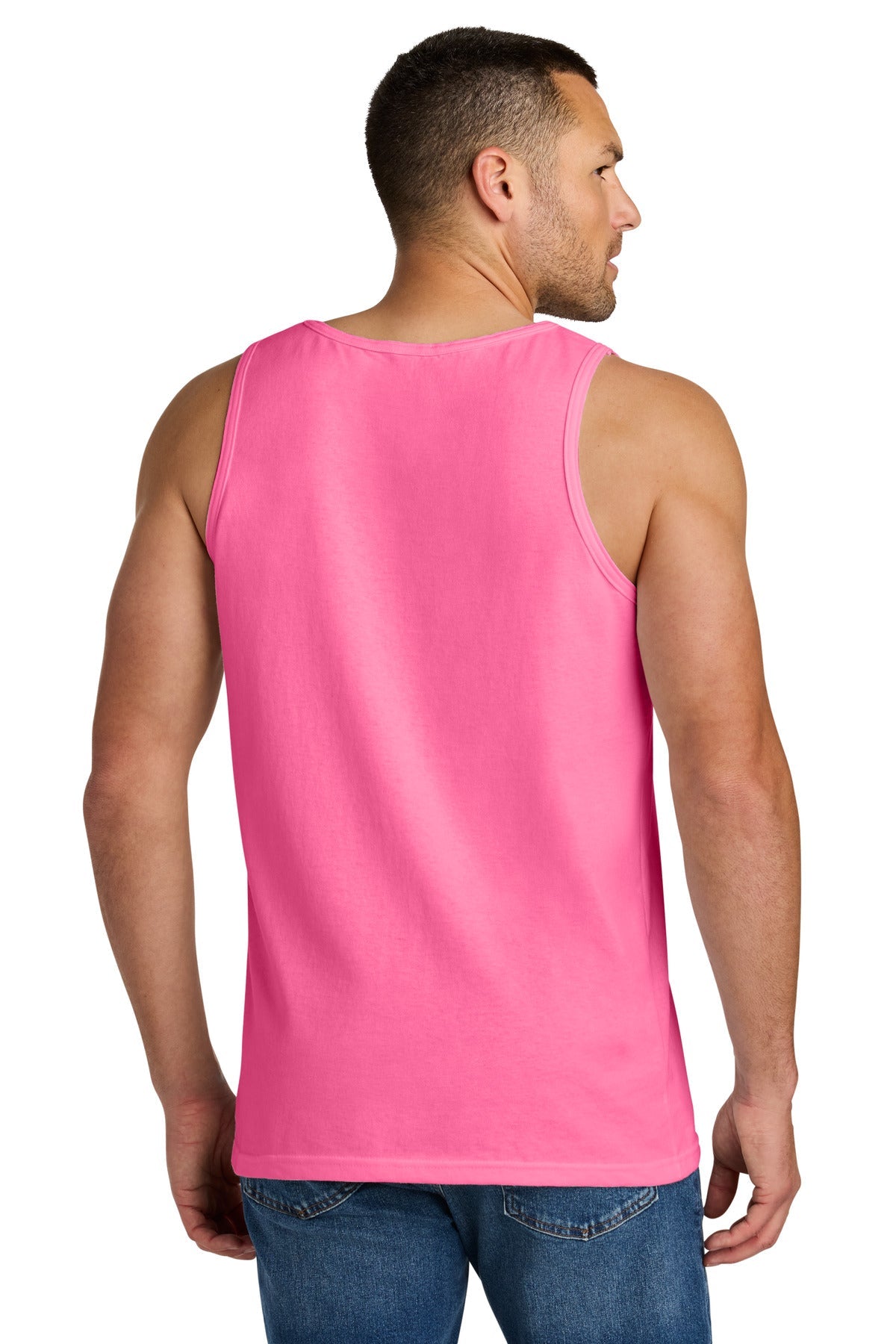 SafetyPink Gildan Heavy Cotton Tank Top. G5200
