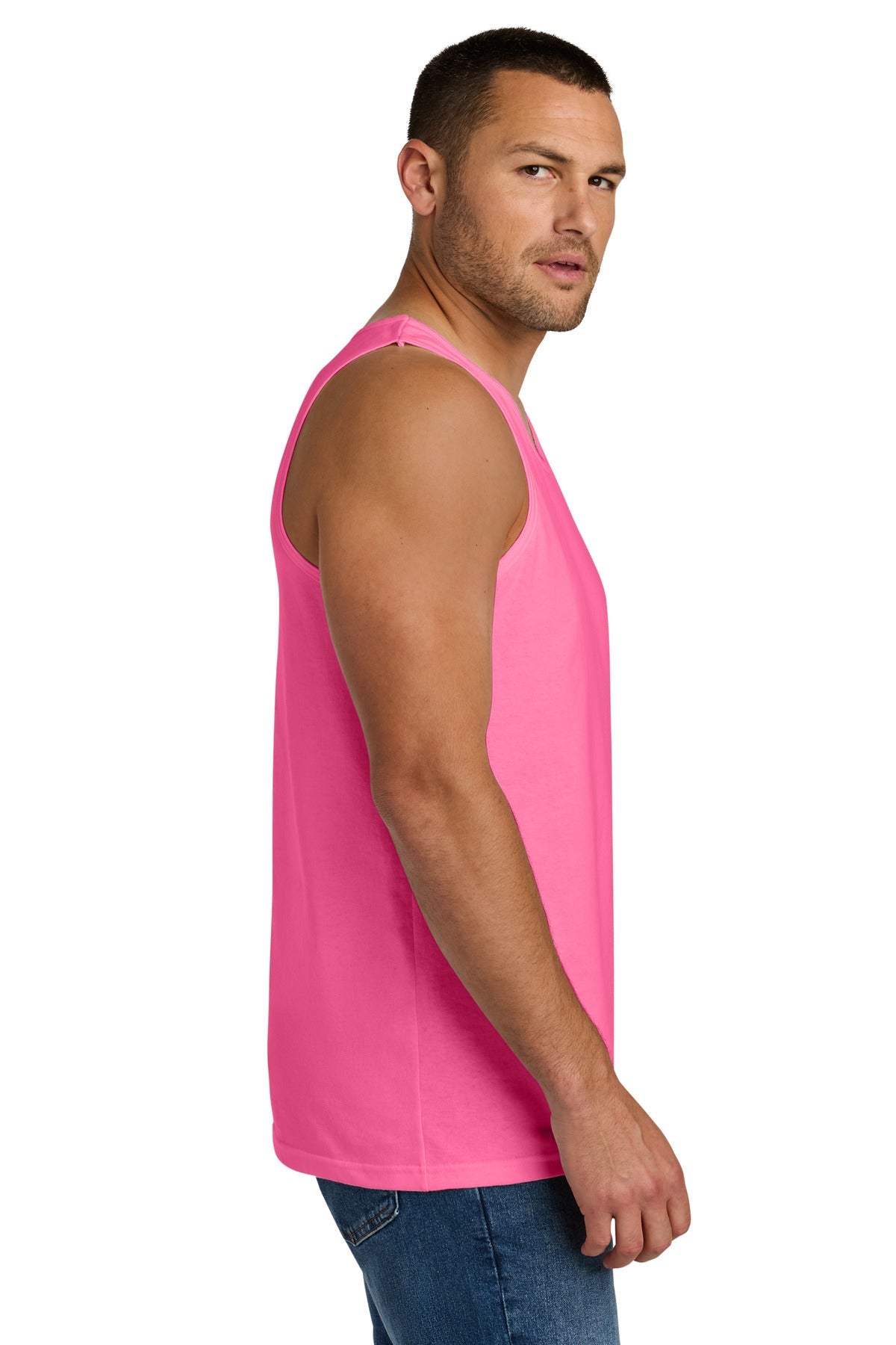 SafetyPink Gildan Heavy Cotton Tank Top. G5200