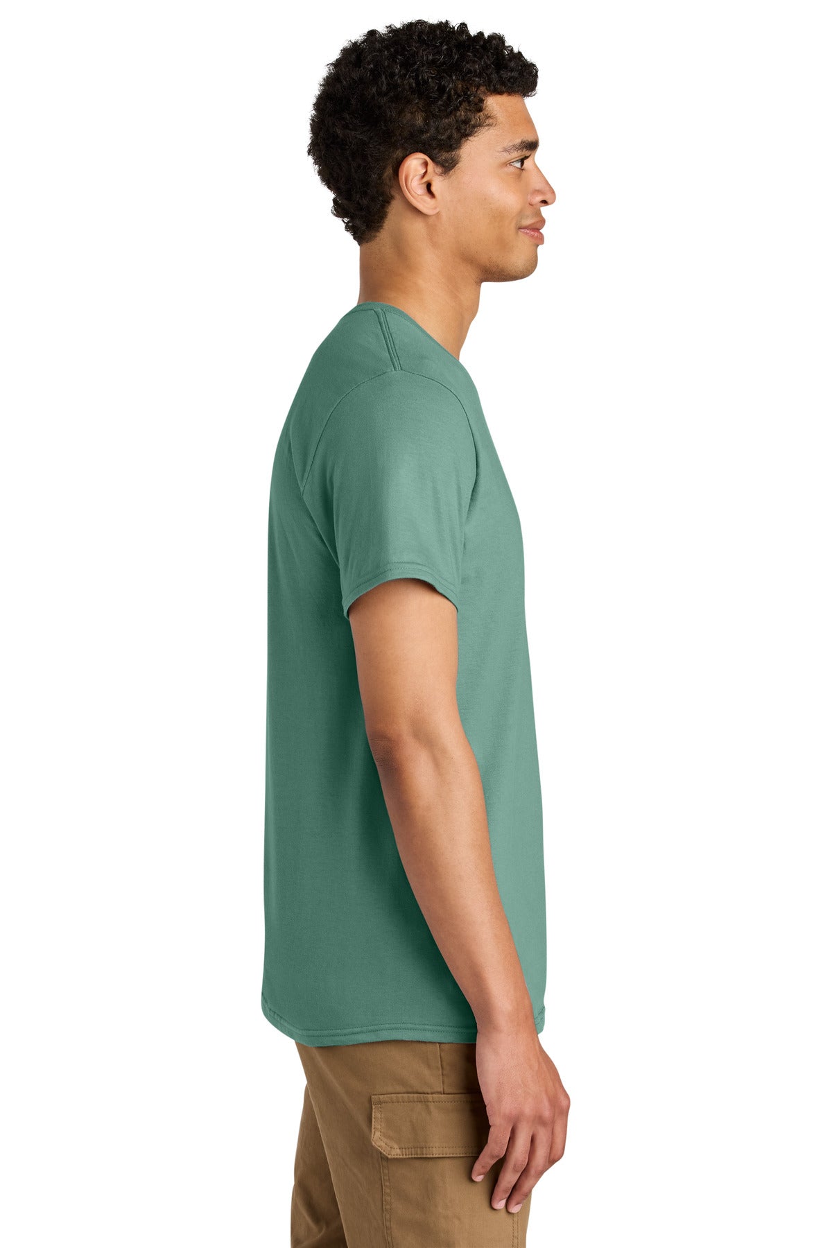 Sage Jerzees Unisex Premium Combed Ring Spun Cotton Tee 570M