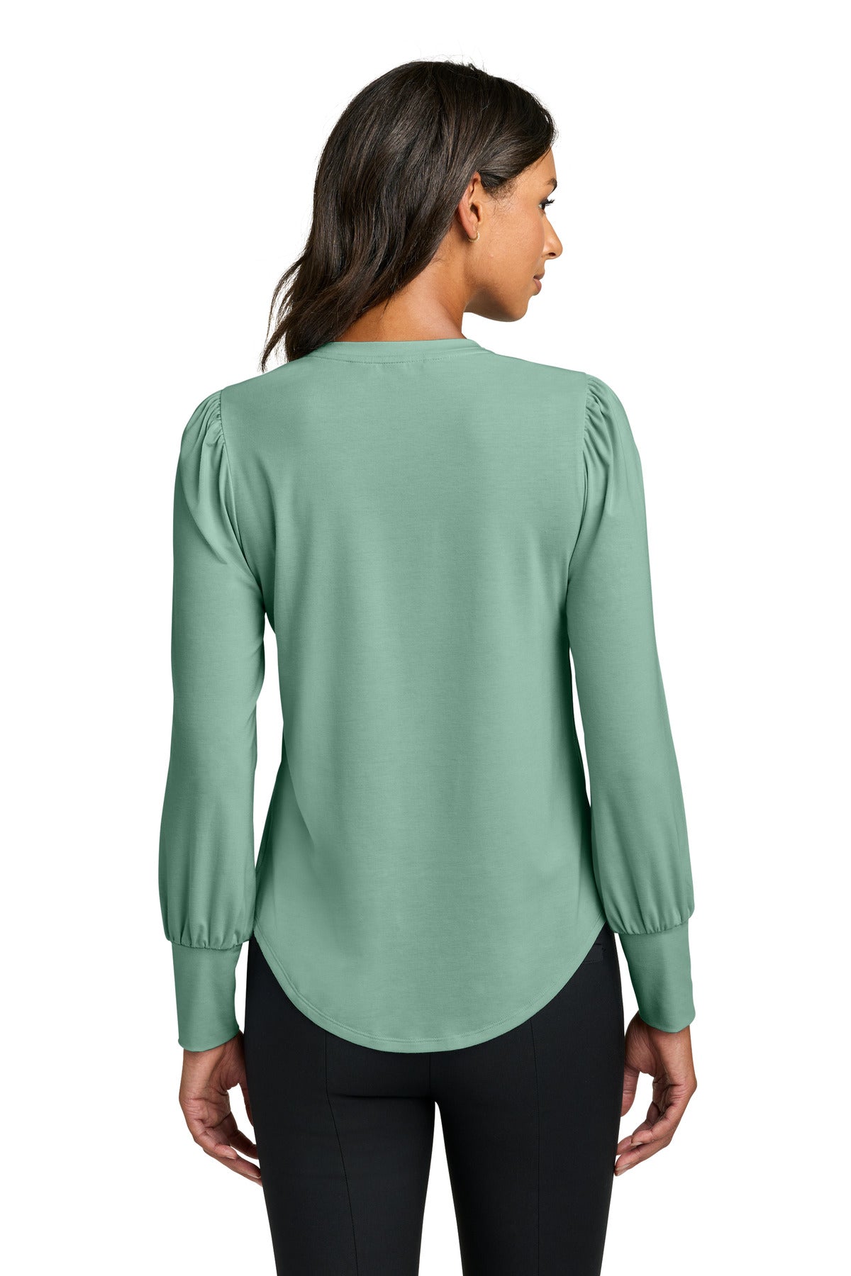Sage Mercer+Mettle Women's Stretch Jersey Long Sleeve Blouson Top MM1019
