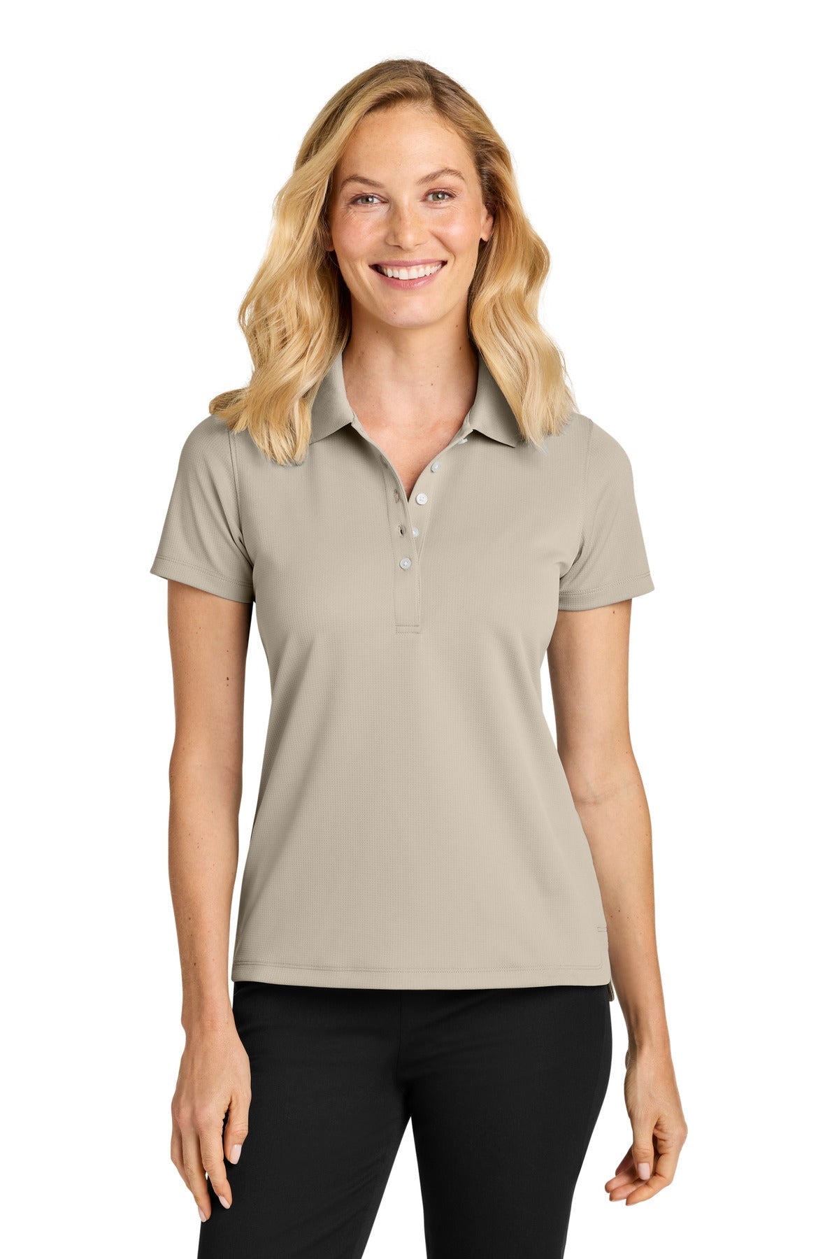 Sahara Port Authority Women's Dry Zone Stain-Release Grid Polo LK845