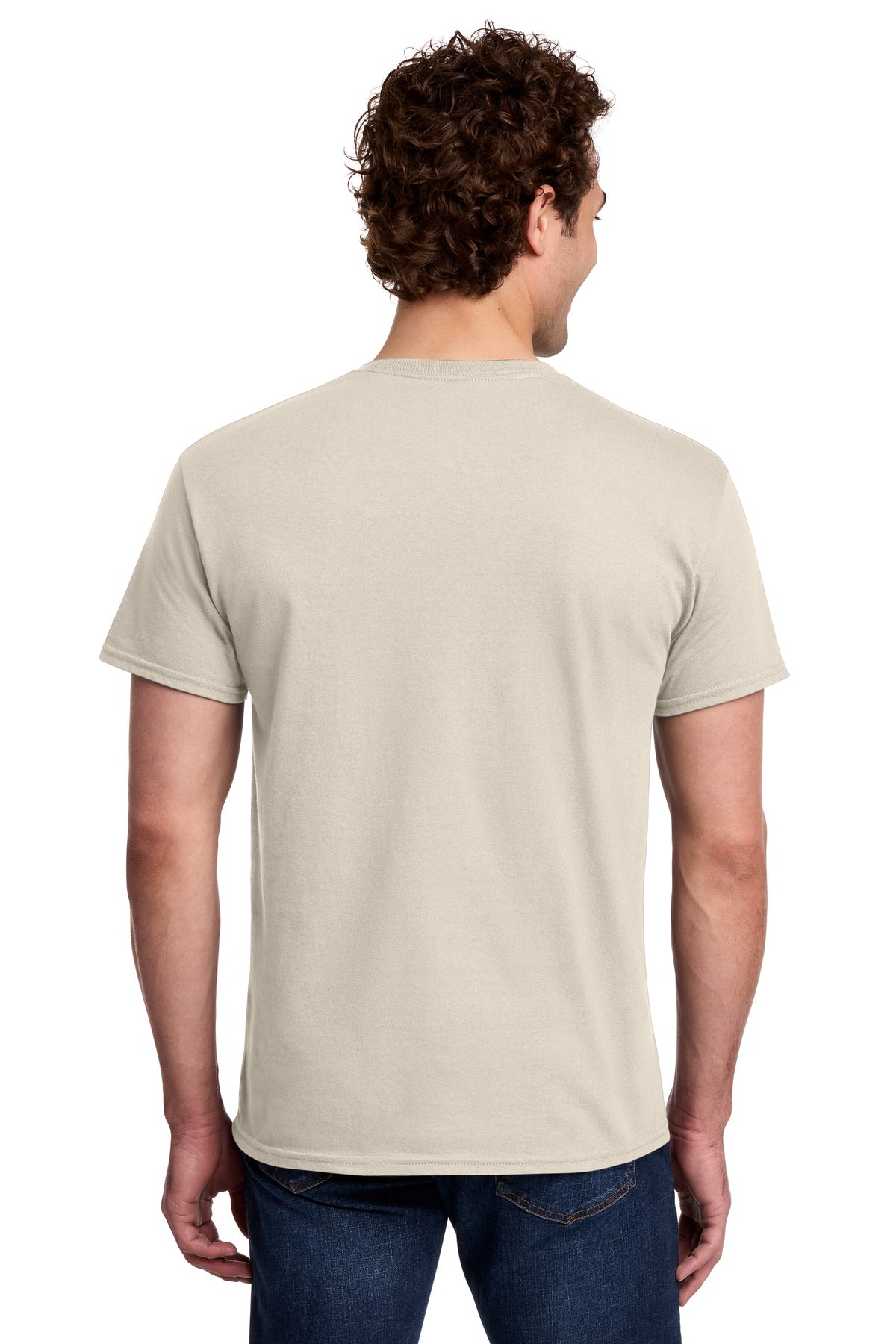 Sand Gildan Light Cotton Tee 3000