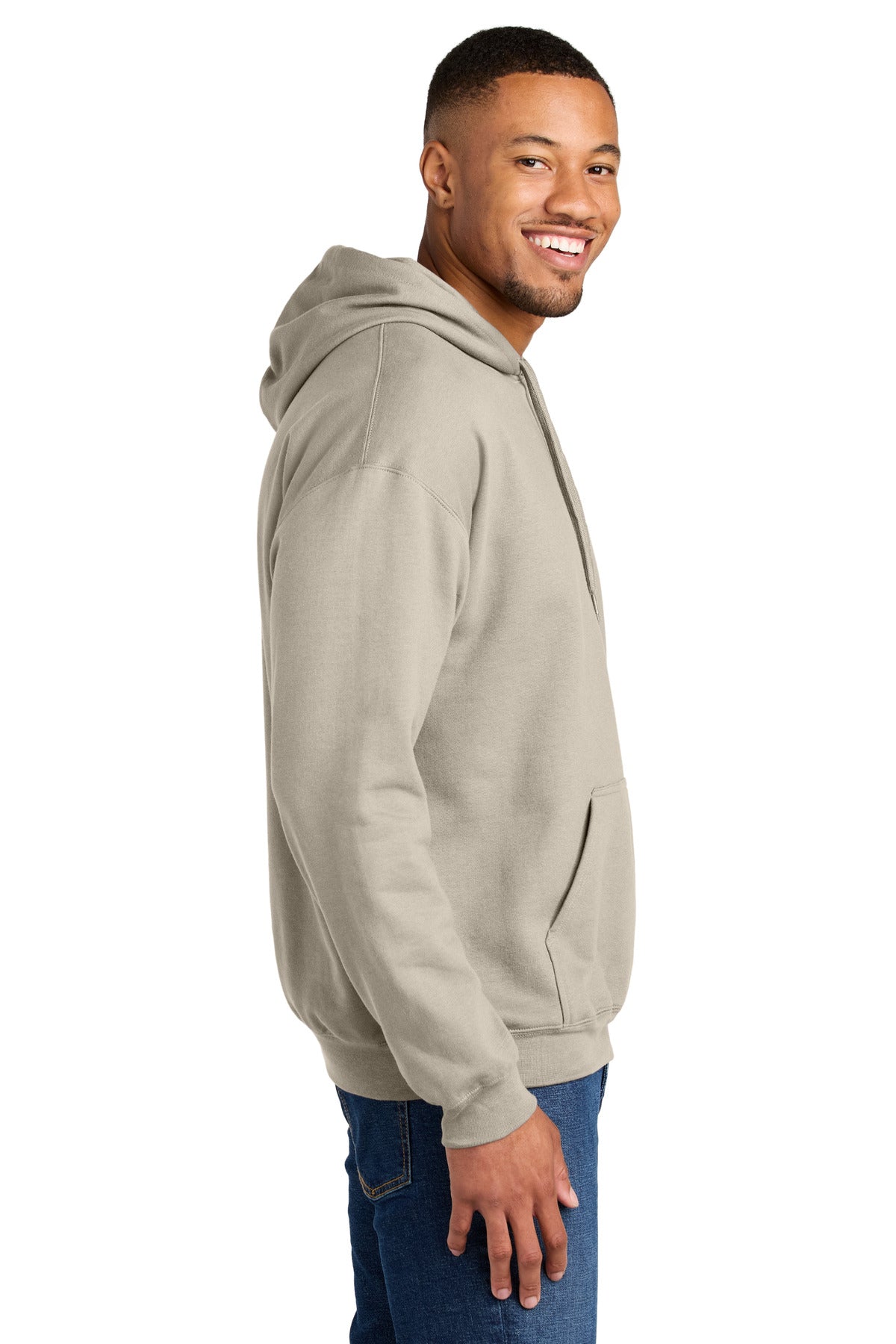 Sand Gildan Softstyle Midweight Pullover Hooded Sweatshirt SF500