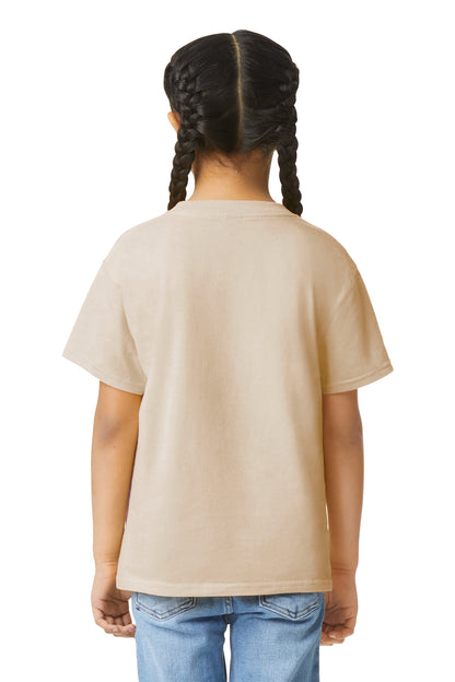 Sand Gildan Youth Light Cotton Tee 3000B