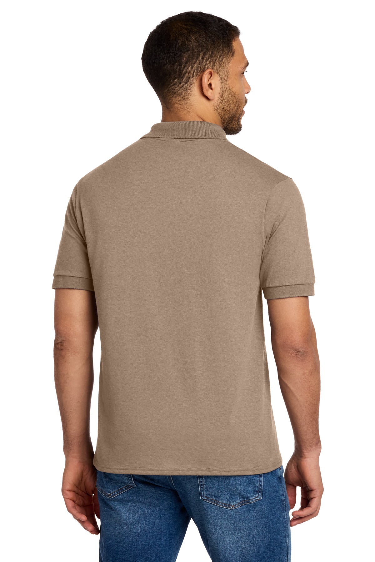 Sand Port & Co Core Blend Jersey Knit Polo. KP55