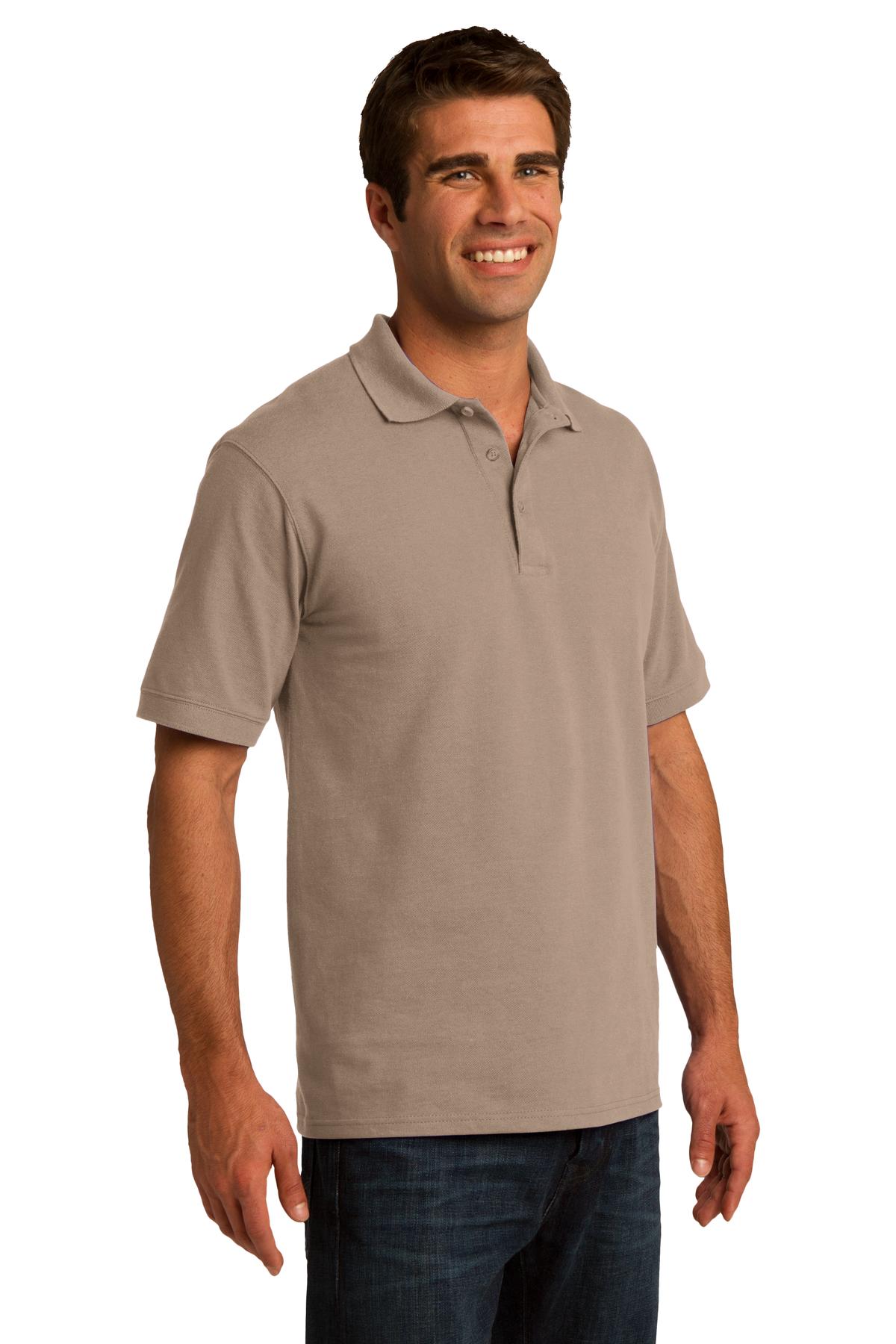 Sand Port & Co Core Blend Pique Polo. KP155