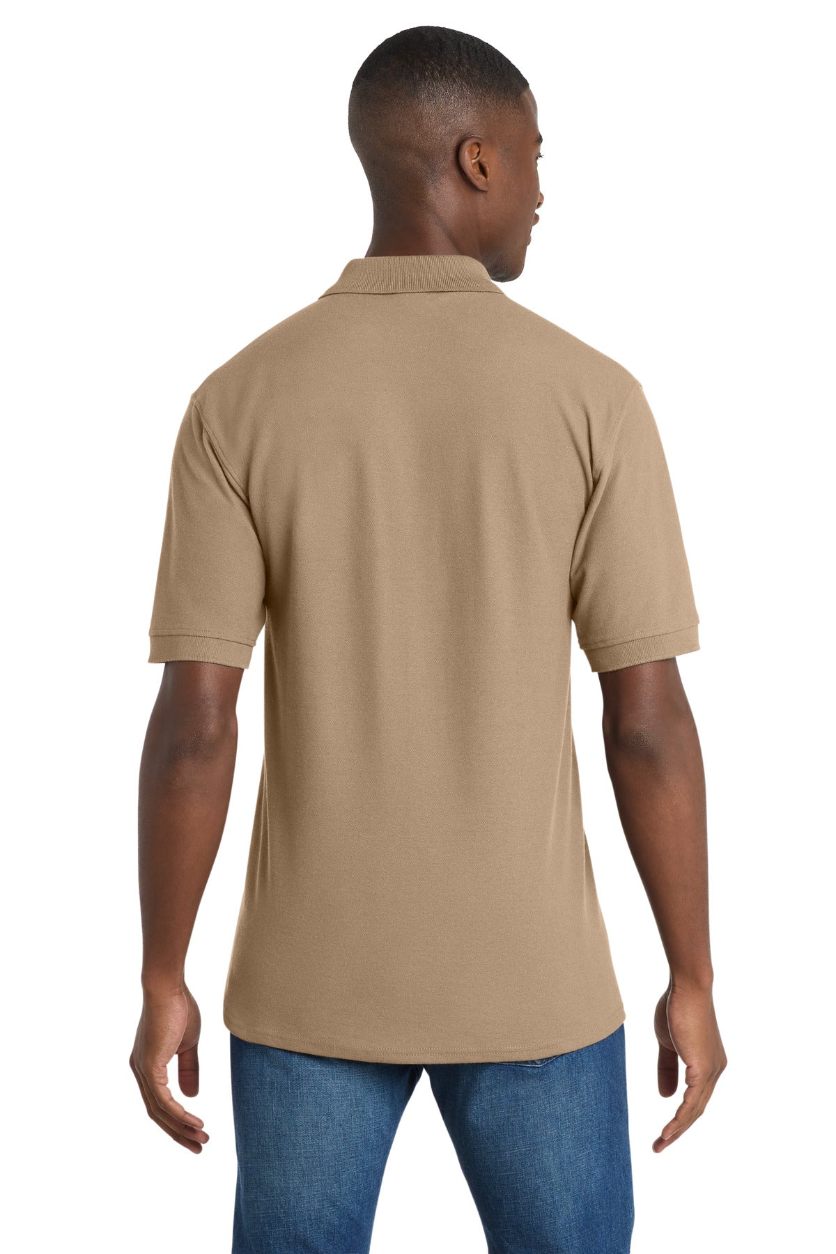 Sand Port & Co Core Blend Pique Polo. KP155