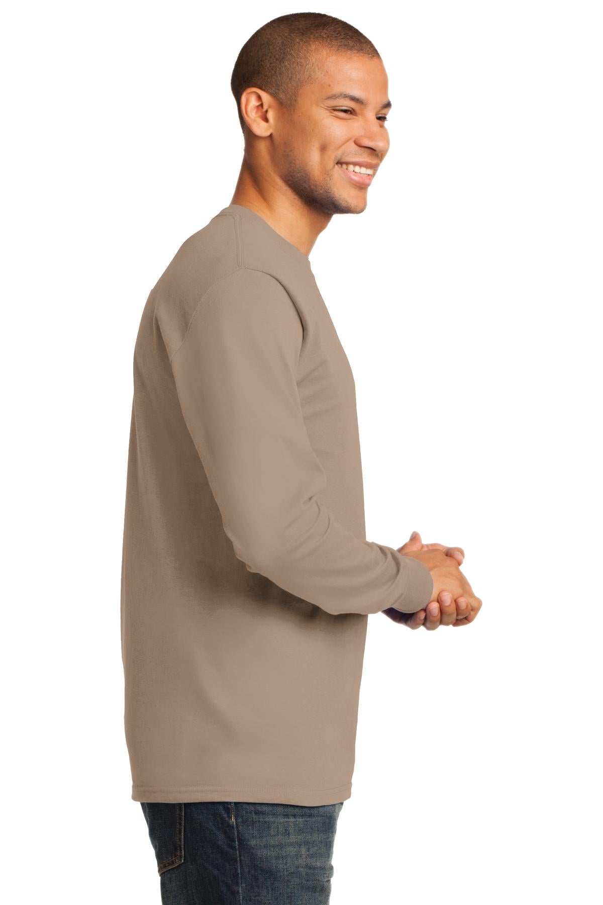 Sand Port & Co Long Sleeve Essential Tee. PC61LS