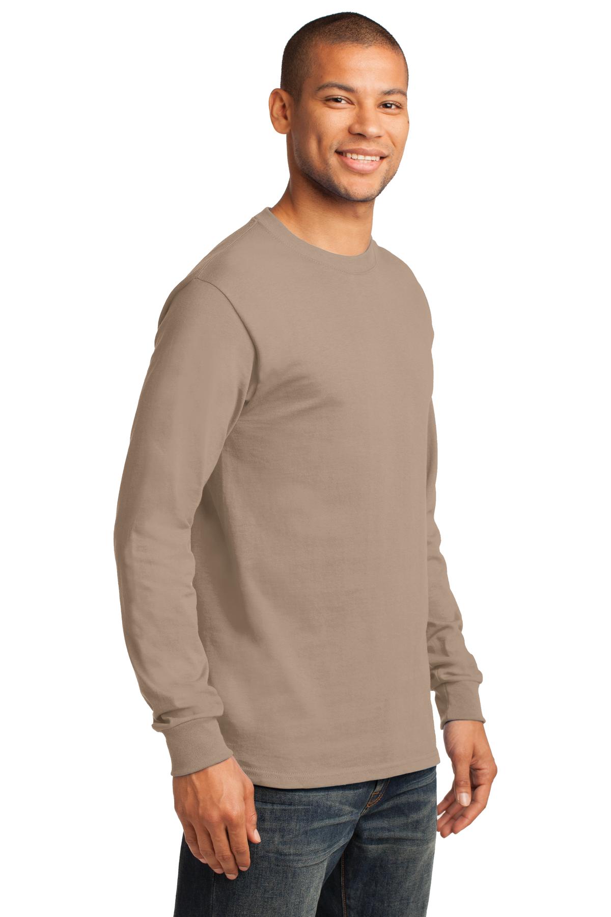Sand Port & Co Long Sleeve Essential Tee. PC61LS