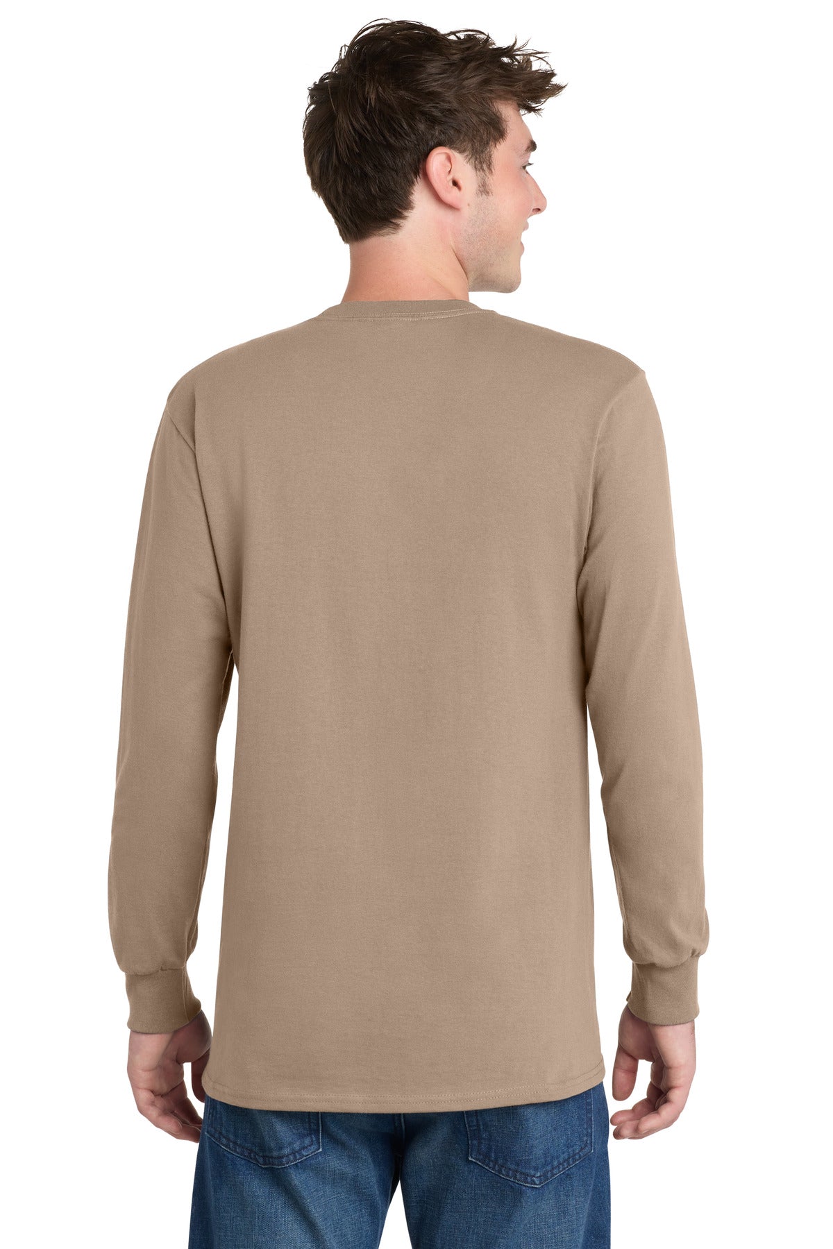 Sand Port & Co Long Sleeve Essential Tee. PC61LS