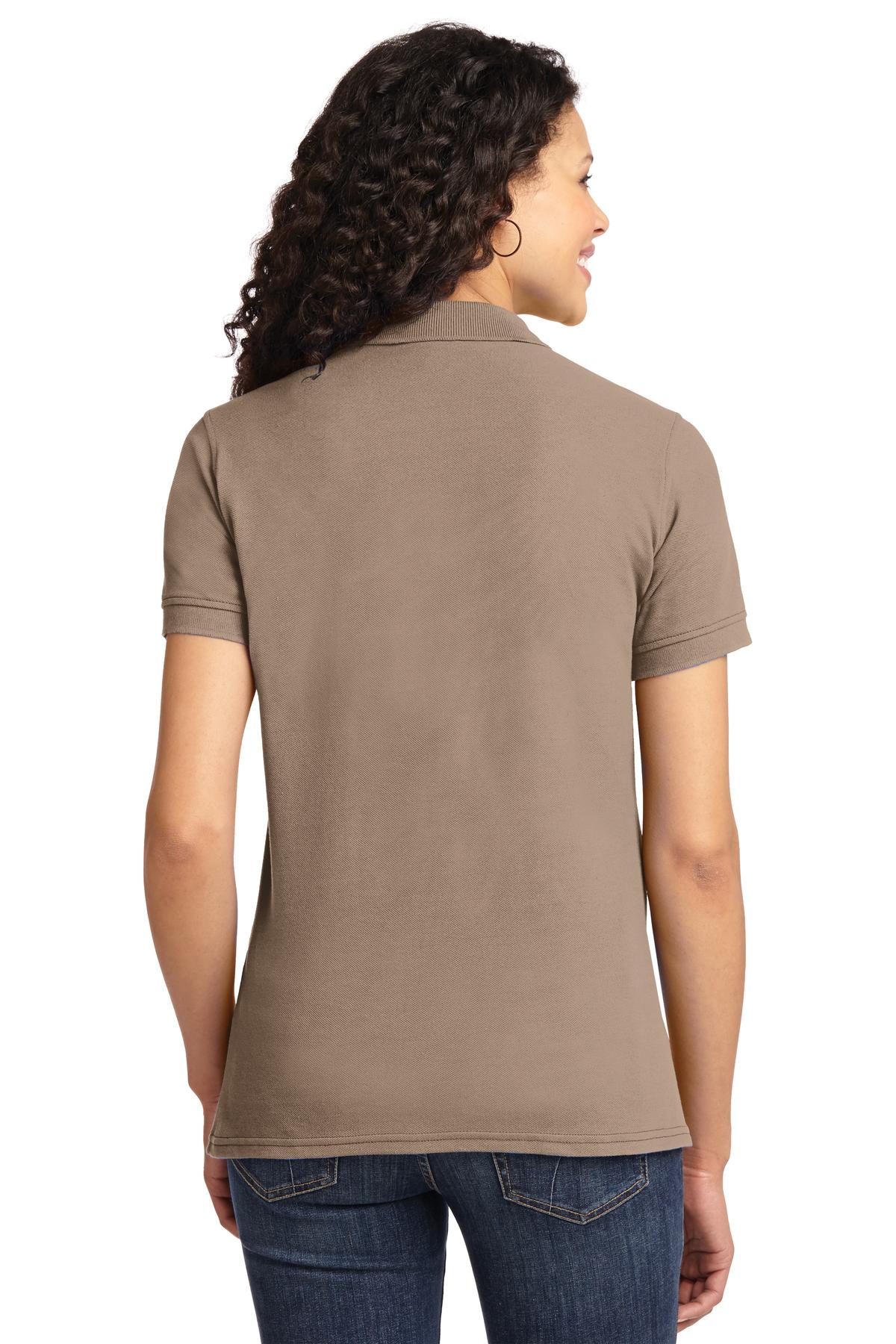 Sand Port & Co Women's Core Blend Pique Polo. LKP155