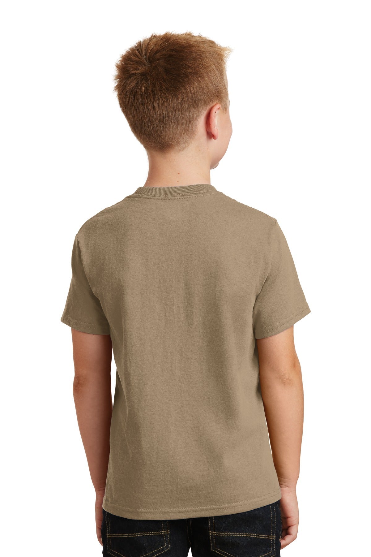 Sand Port & Co Youth Core Cotton Tee. PC54Y