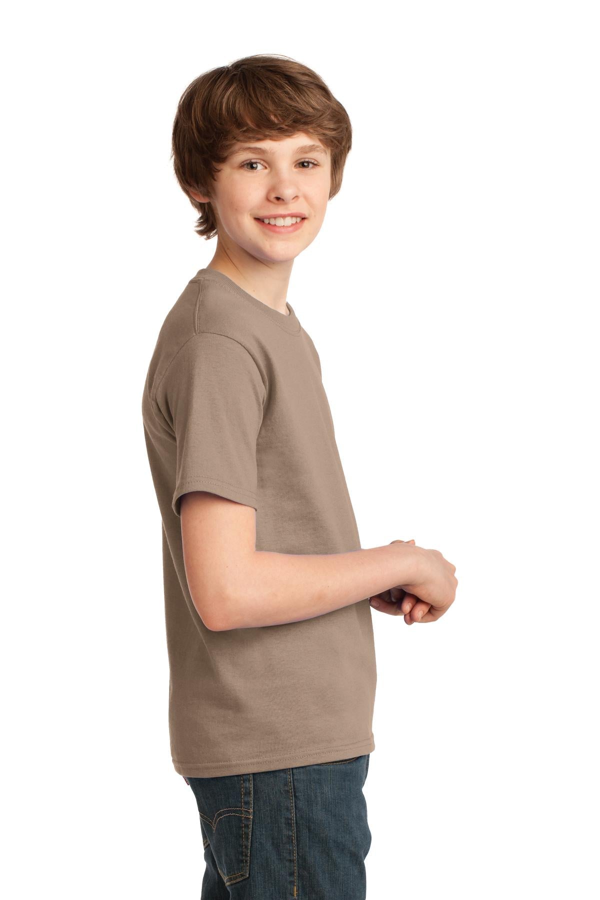 Sand Port & Co Youth Essential Tee. PC61Y