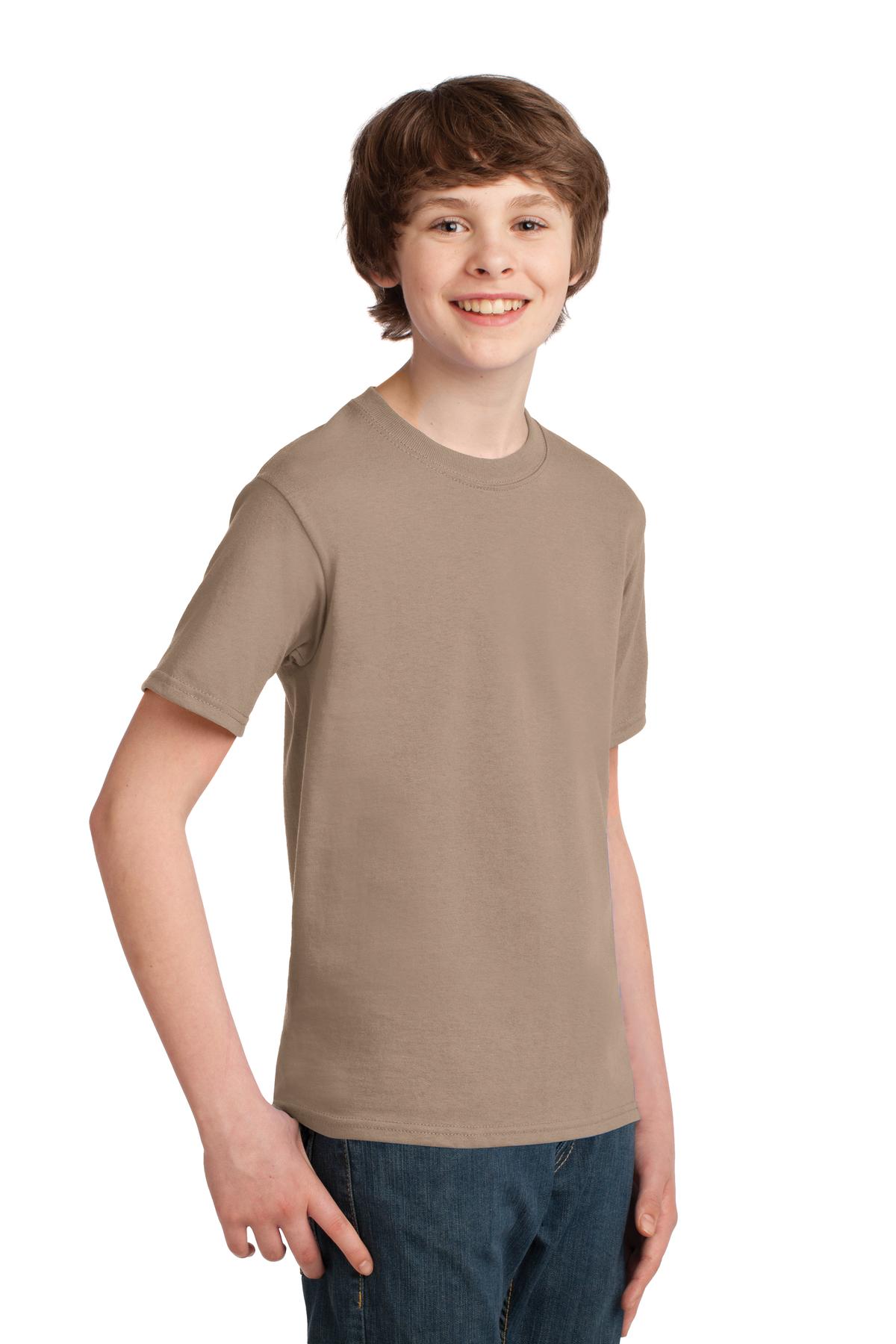 Sand Port & Co Youth Essential Tee. PC61Y