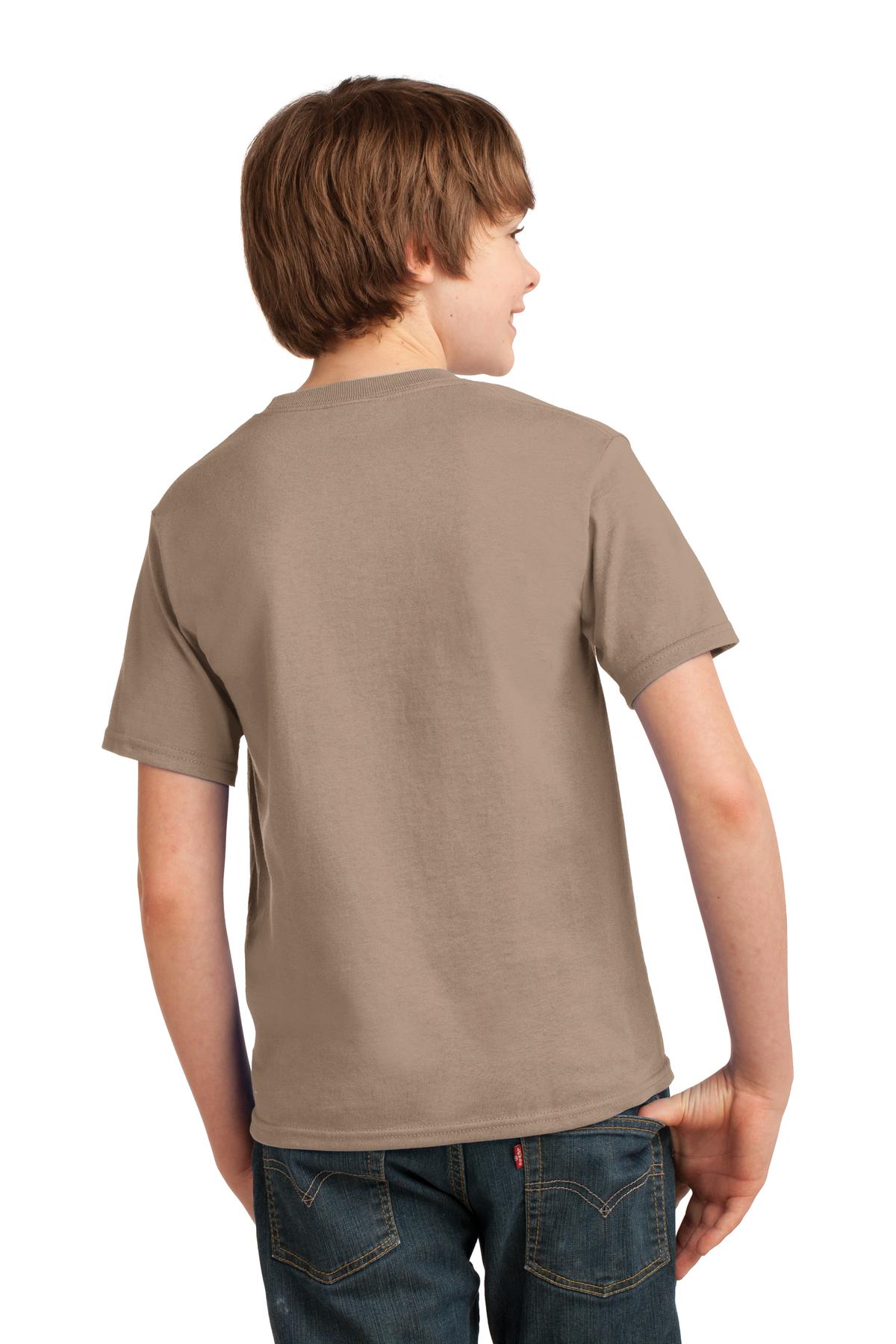 Sand Port & Co Youth Essential Tee. PC61Y