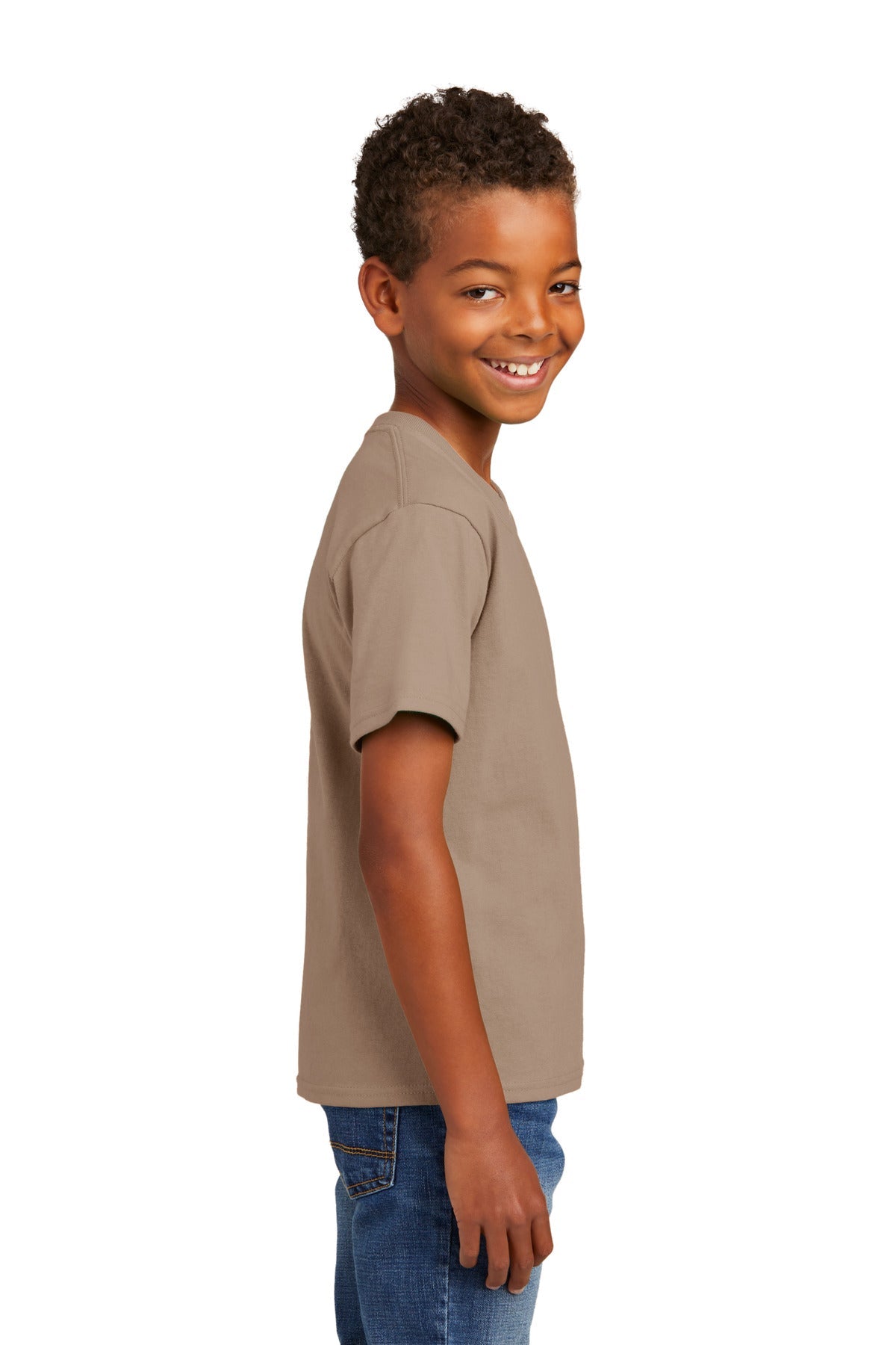 Sand Port & Co Youth Essential Tee. PC61Y