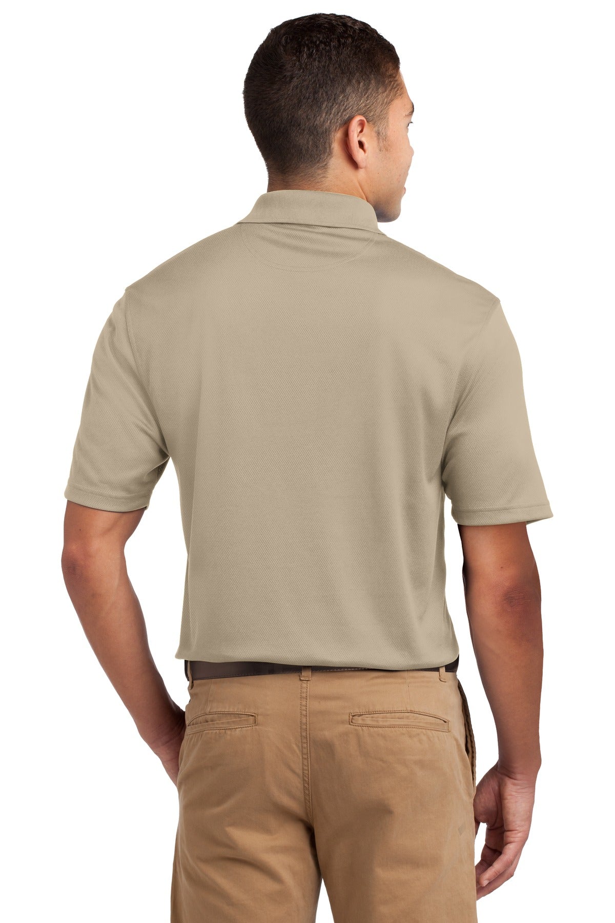 Sandstone Sport-Tek Dri-Mesh Polo. K469